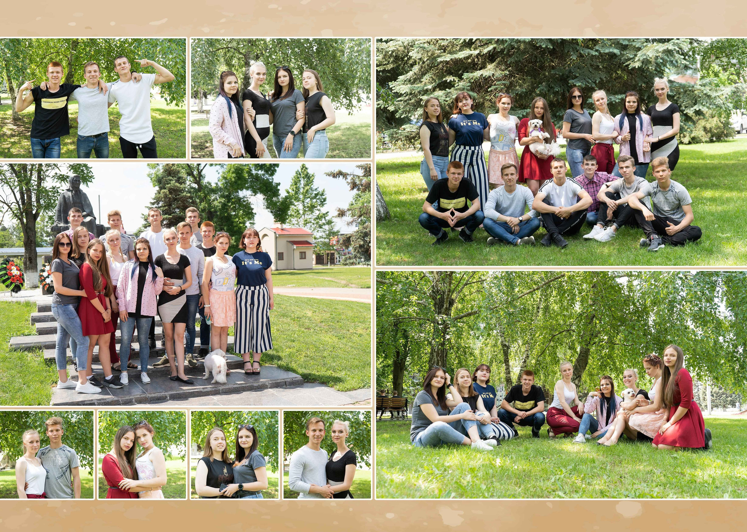 Фотокнига 10 разворотов (20 страниц). Выпускные альбомы Edi ART