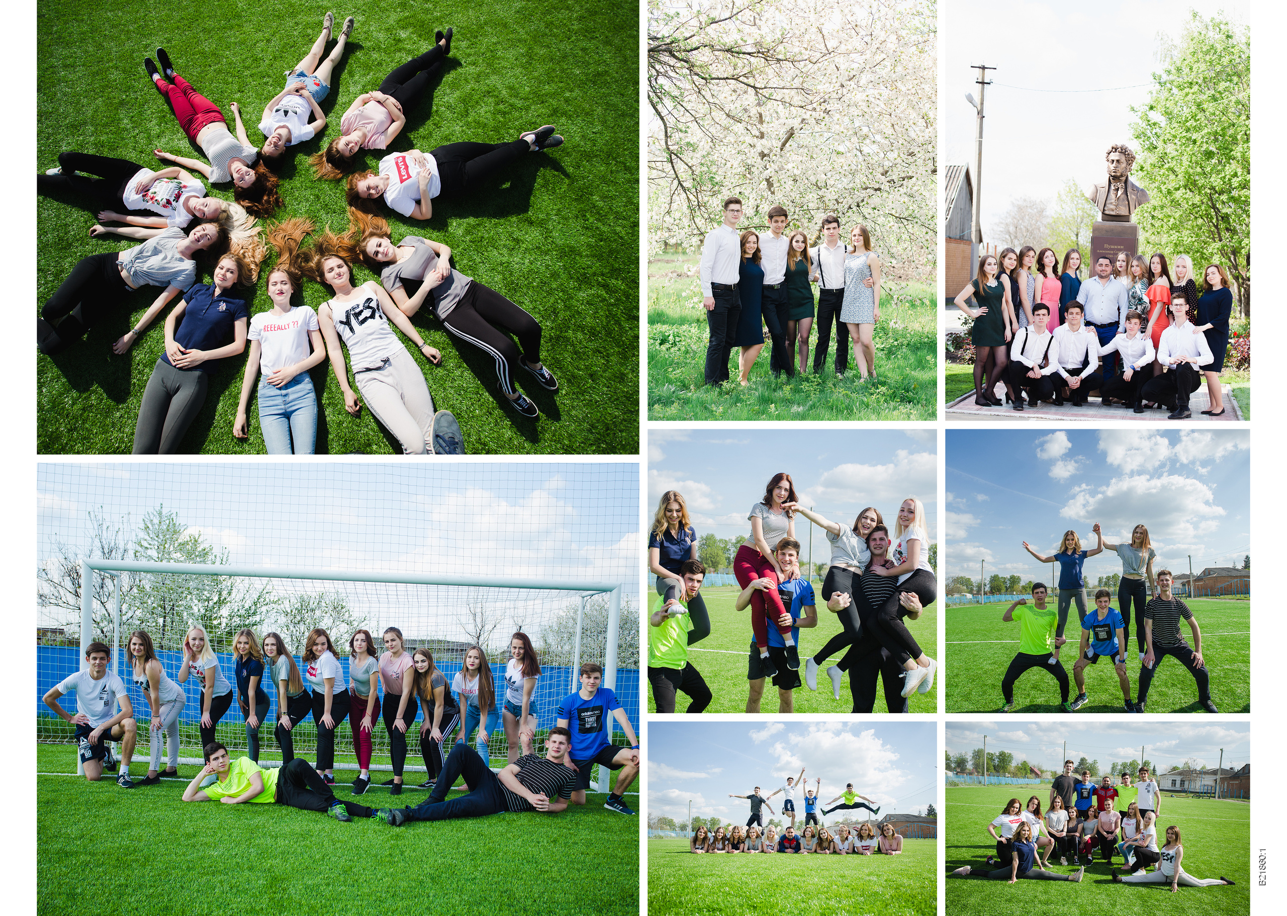 Фотокнига 15 разворотов (30 страниц). Выпускные альбомы Edi ART