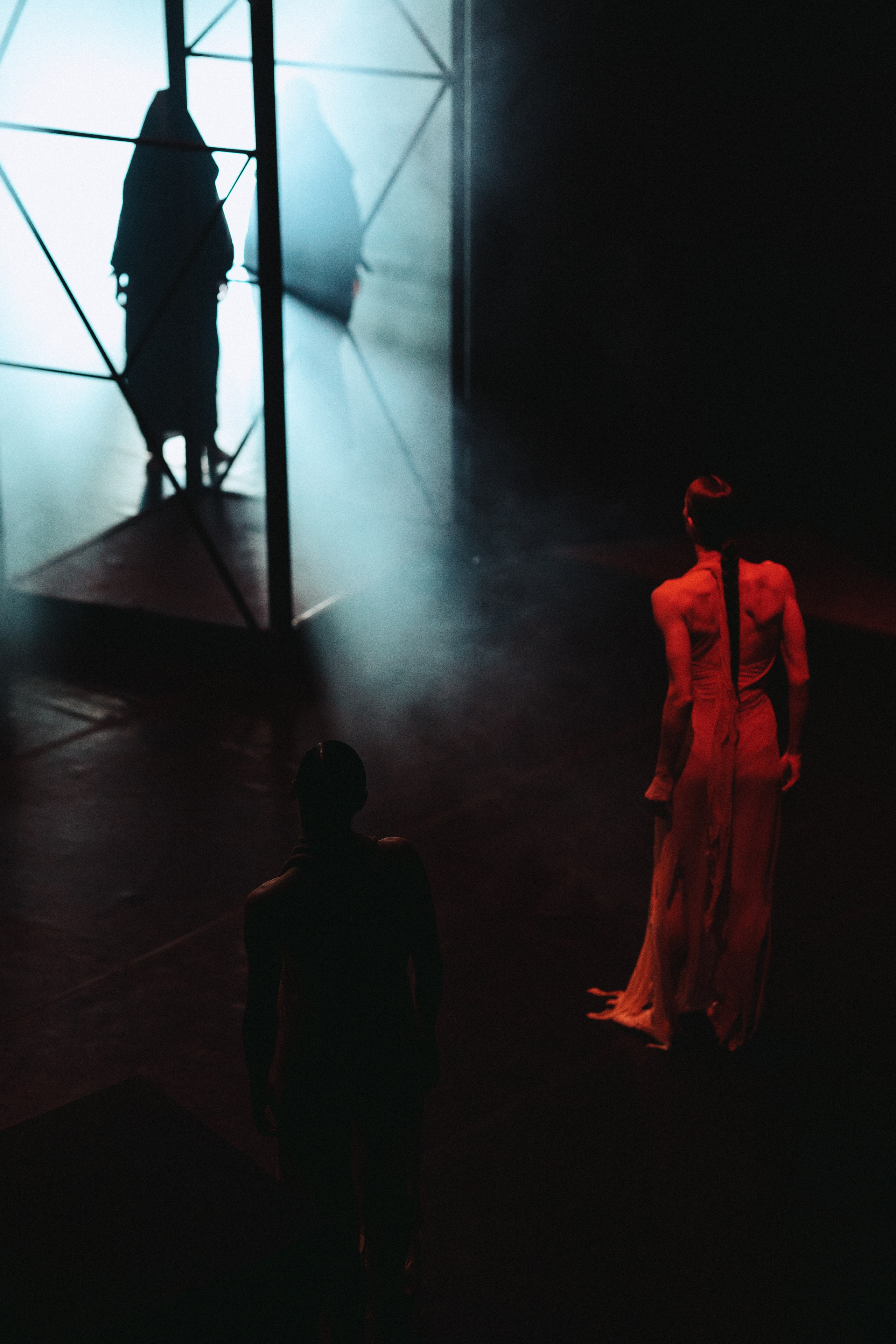 Прима балерины Мариинского театра Диана Викторовна Вишнёва и Дарья Владимировна Павленко в спектакле Дуо хореографа Павла Глухова проект фестиваля Context