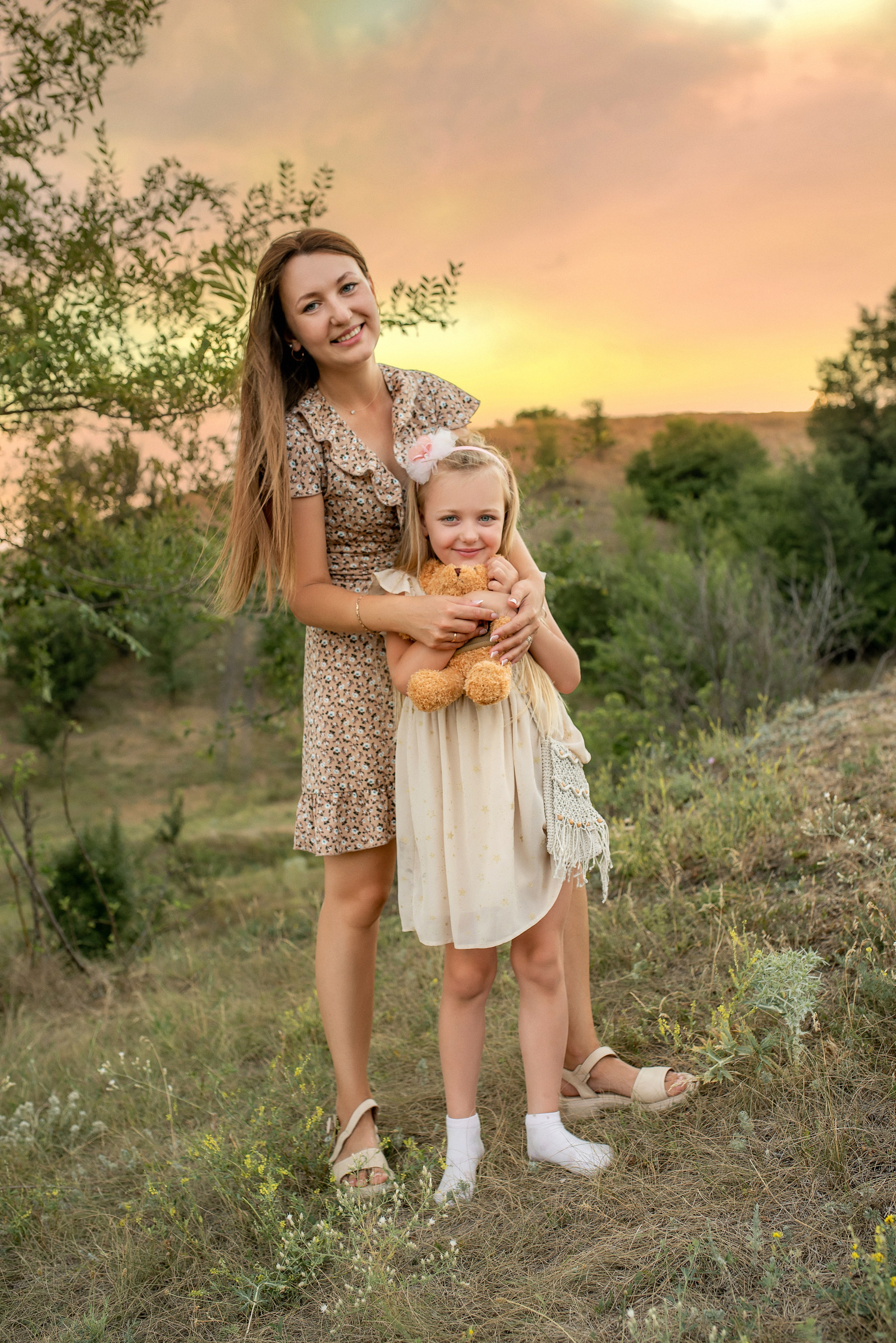 Семейная съемка на поляне 07.2024. Семейный и детский фотограф Наталья Горда