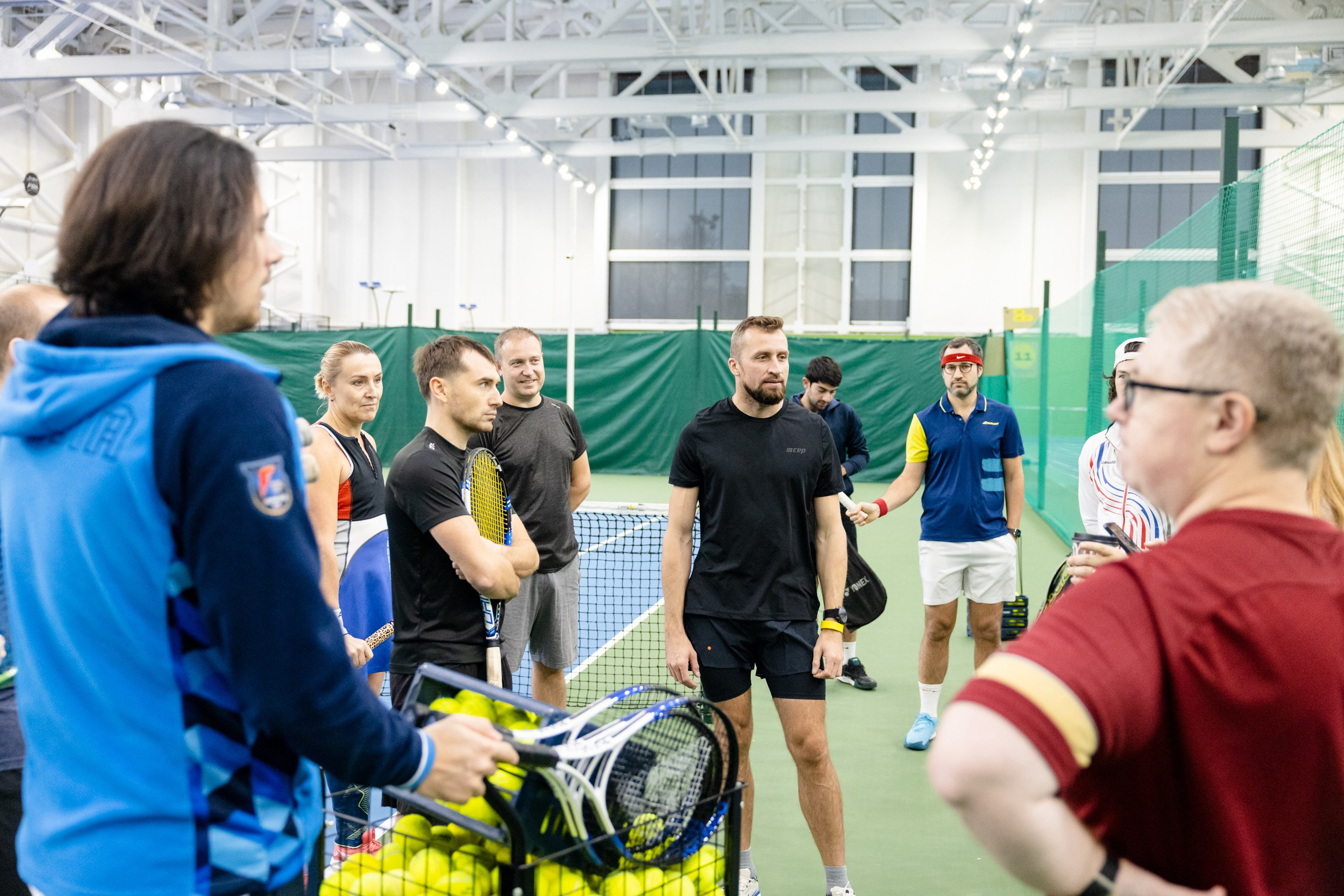 Субботняя игра в теннис. South HUB