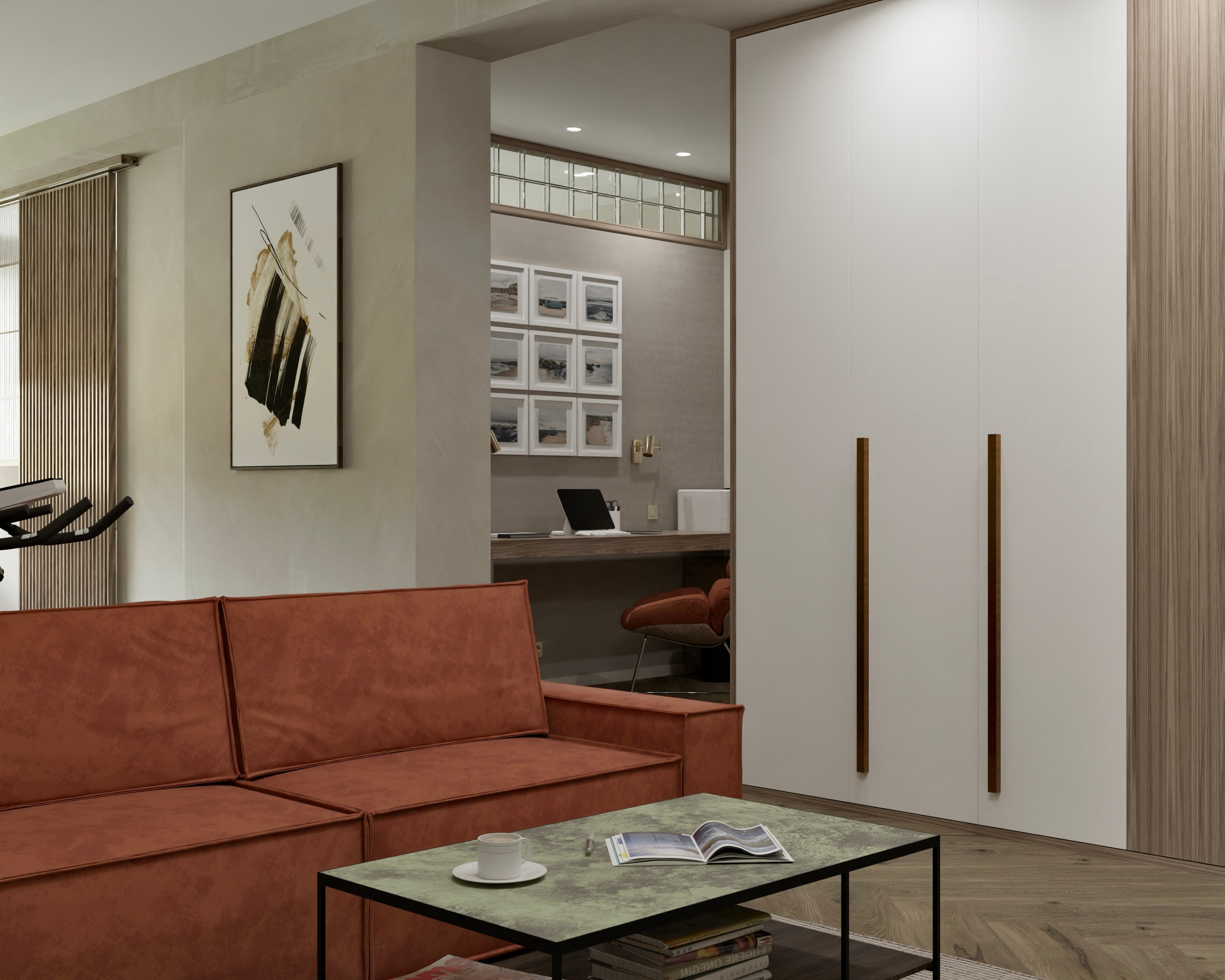 Двухкомнатная квартира — 57 м². DMDesign — студия дизайна интерьеров