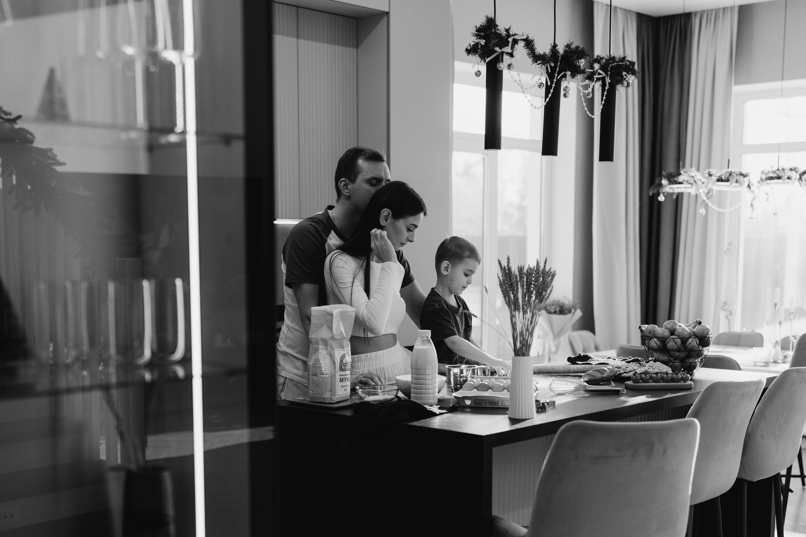 Домашняя съемка семьи Ксении и Алексея. Семейный и портретный фотограф в Санкт-Петербурге Татьяна Гримоть