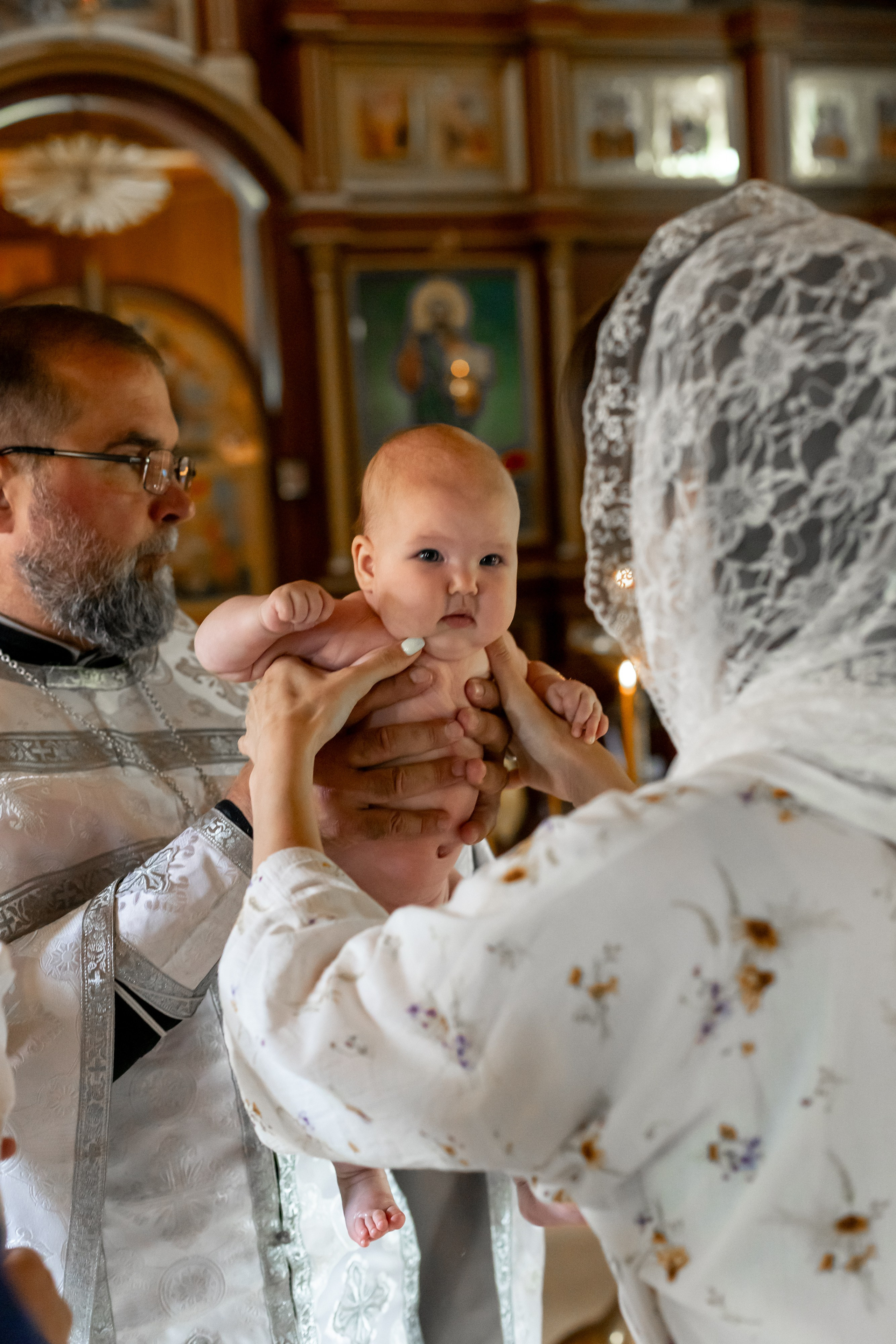 Таинство крещения Храм Святого страстотерпца Императора Николая Второго (г. Щелково). Фотограф Щелково/ Москва Татьяна Жучкова
