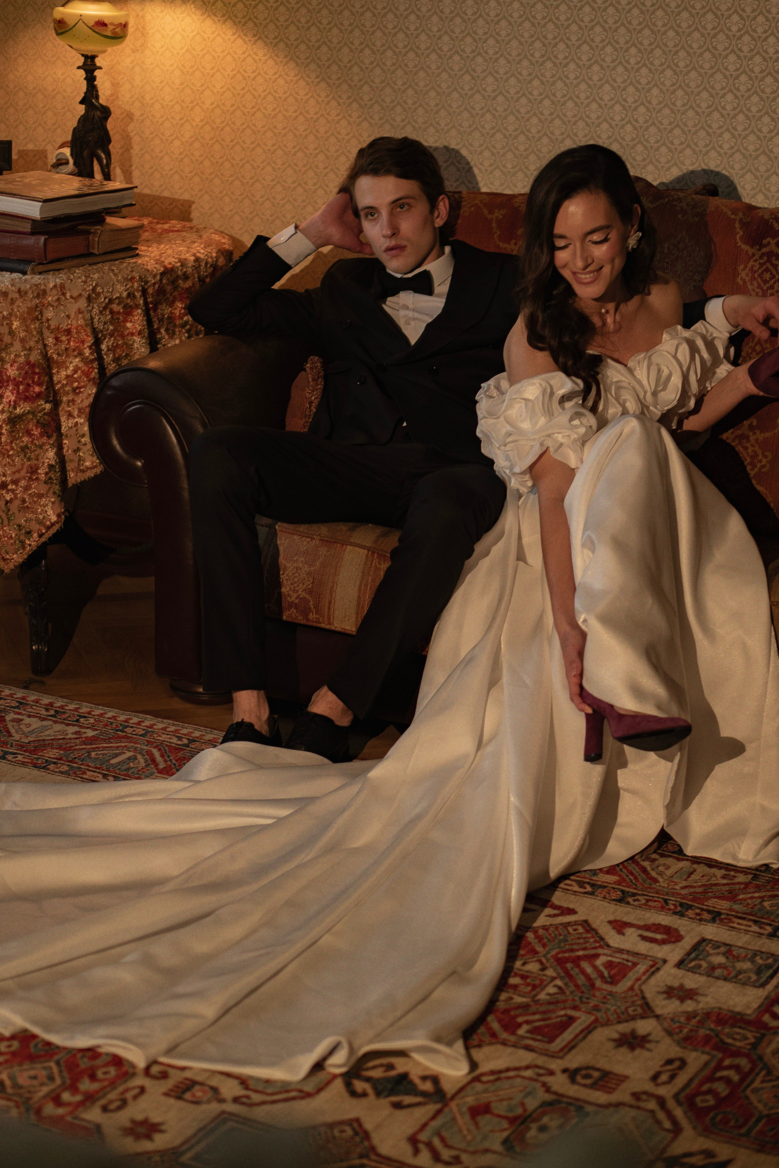 Свадебная в ретро-квартире. Фотограф Арина Шмакова