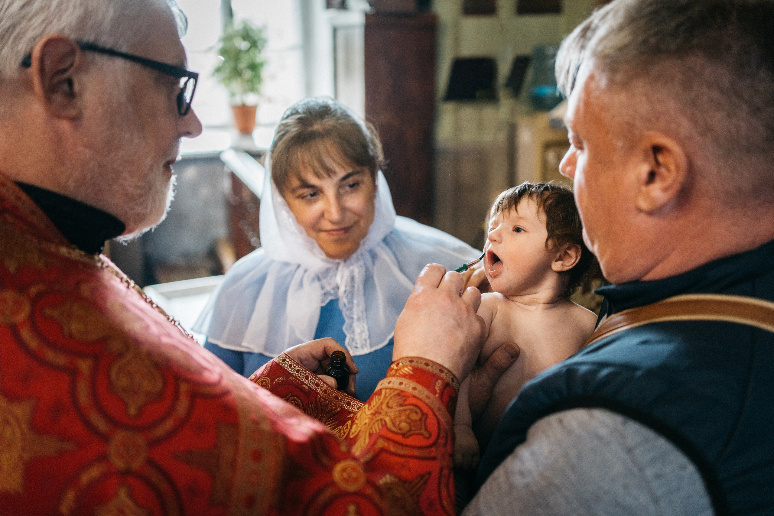 Крещение Анастасии с. Воскресенское. Семейный и детский фотограф г. Ногинск Катерина Ганюхина