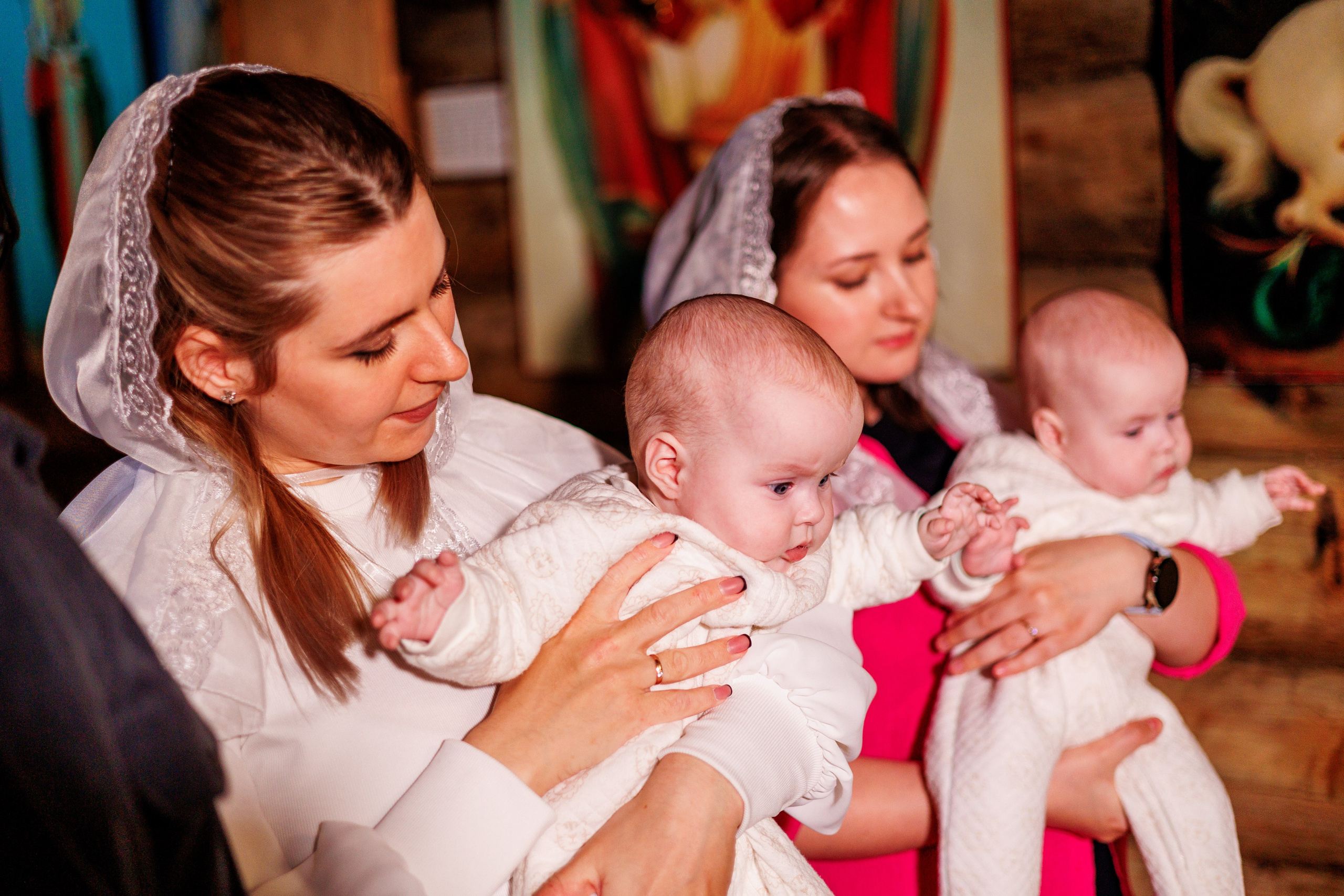 Крещение близняшек. Свадебный и семейный фотограф в Армавире