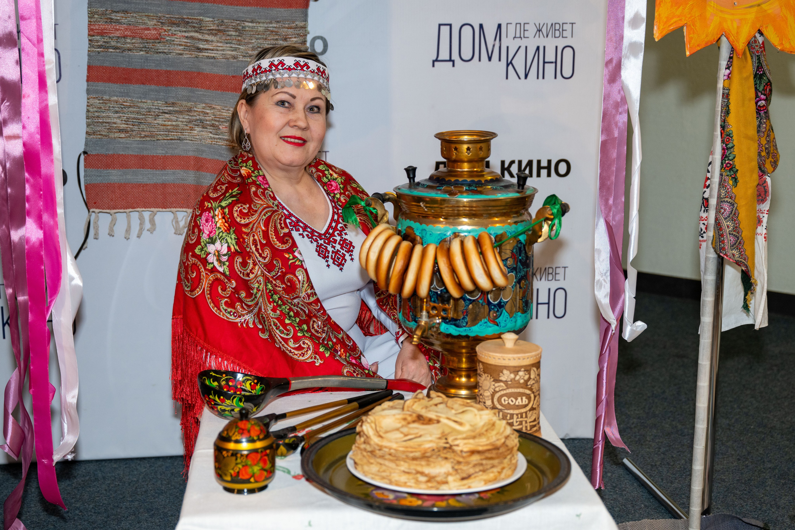 Съёмка в Доме кино