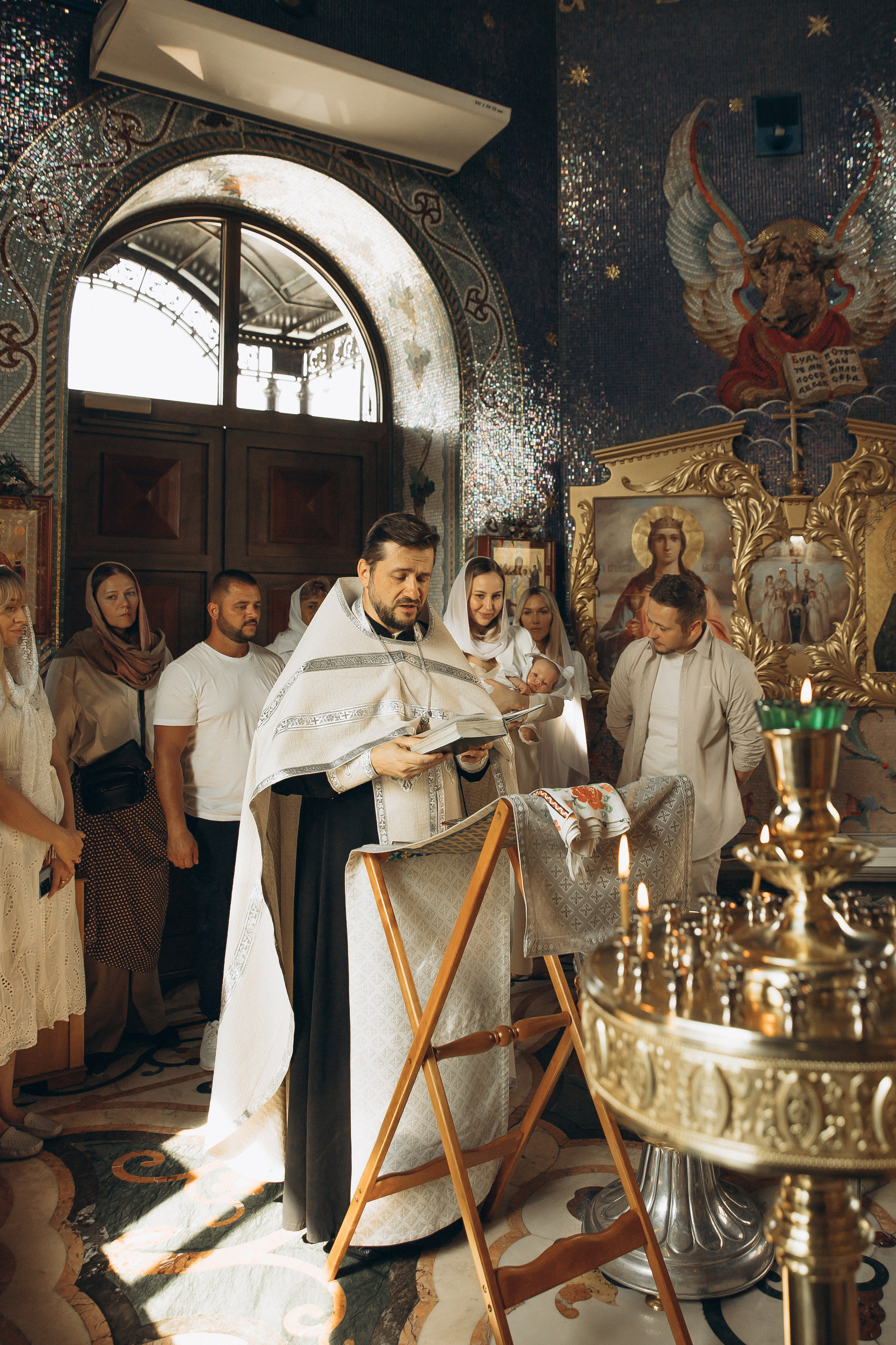 Крещение. Семейный фотограф в Москве и Королеве Евгения Баукова