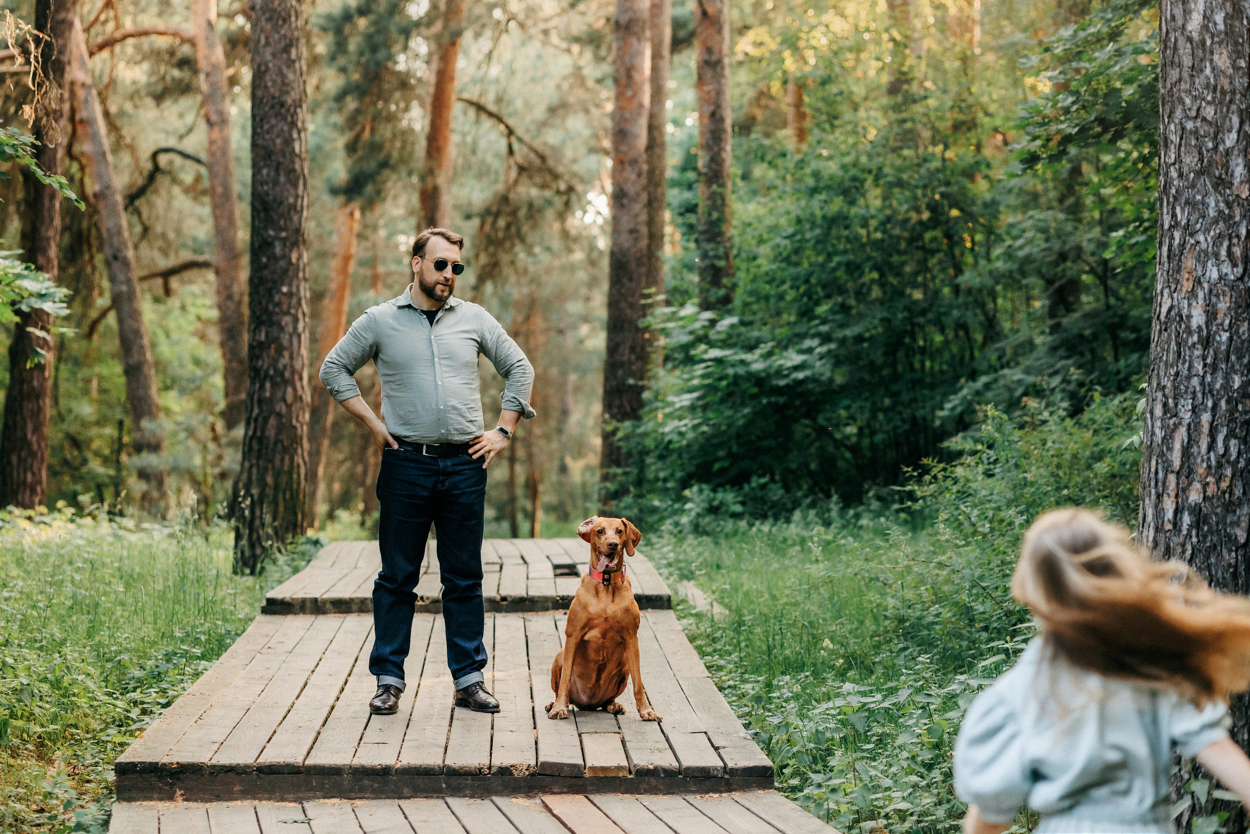 Марина, Глеб, Мая и Чили. Фотограф-анималист Елена Радченко, Москва