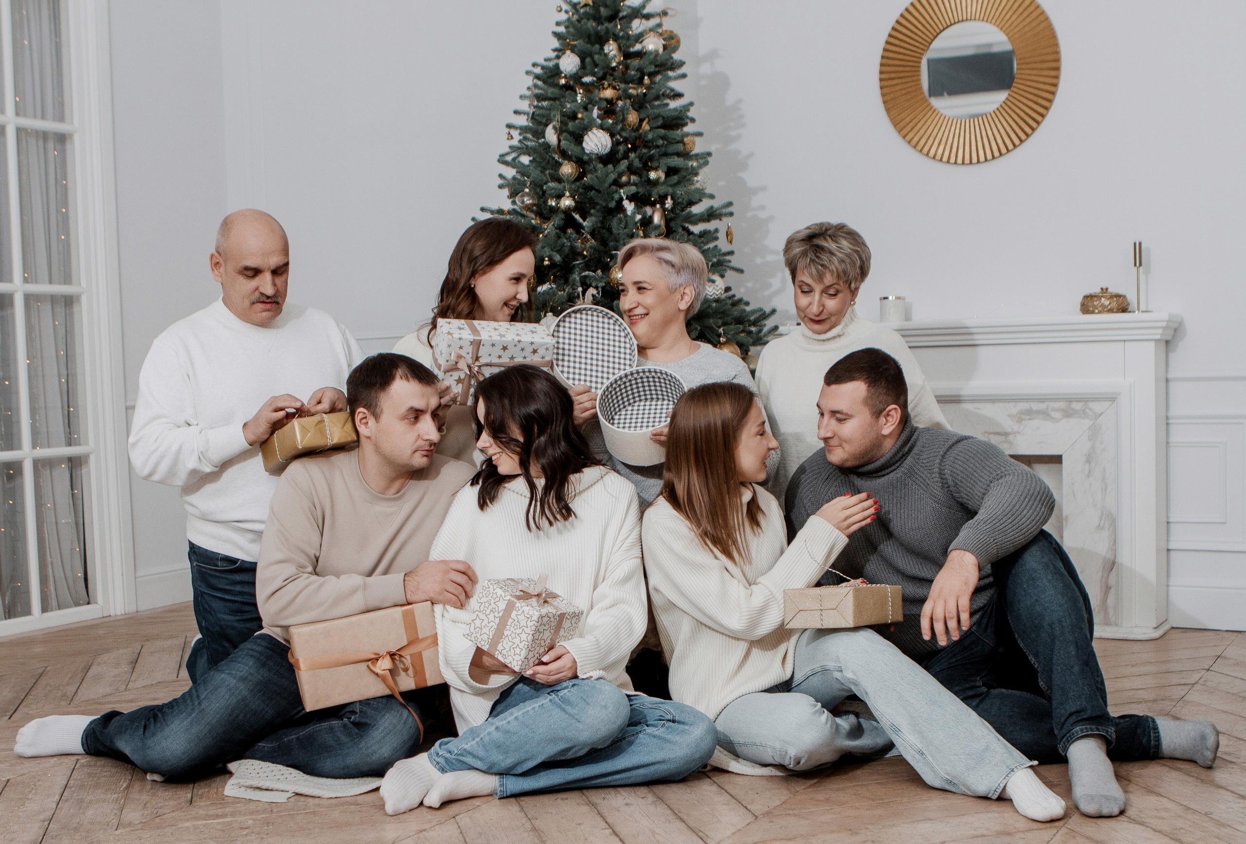 Новогодняя семейная фотосессия. Свадебный и семейный фотограф Ибрагимова Мария из Екатеринбурга