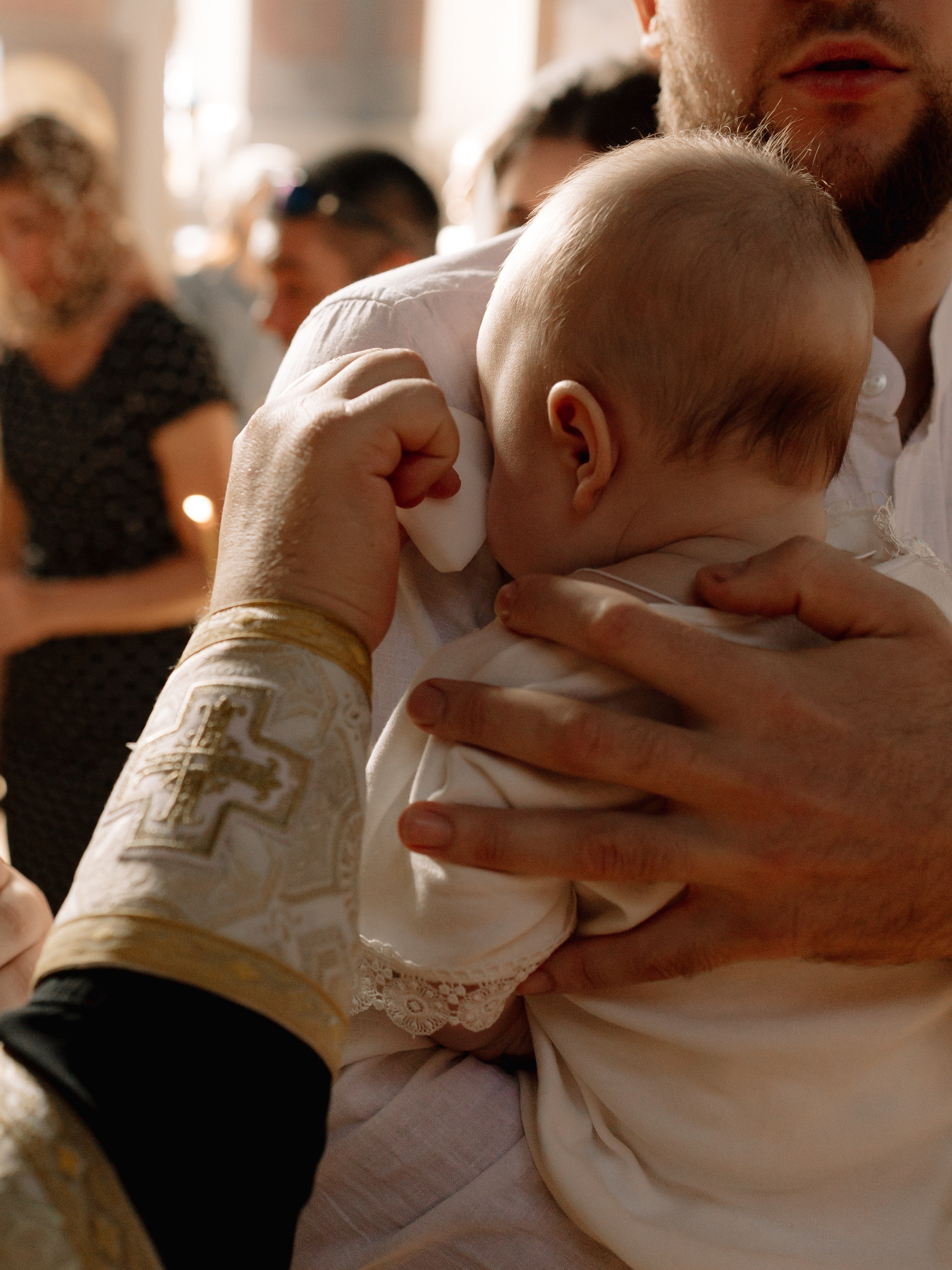 Таинство крещения Миланы. Семейный фотограф в Краснодаре Храмова Анна