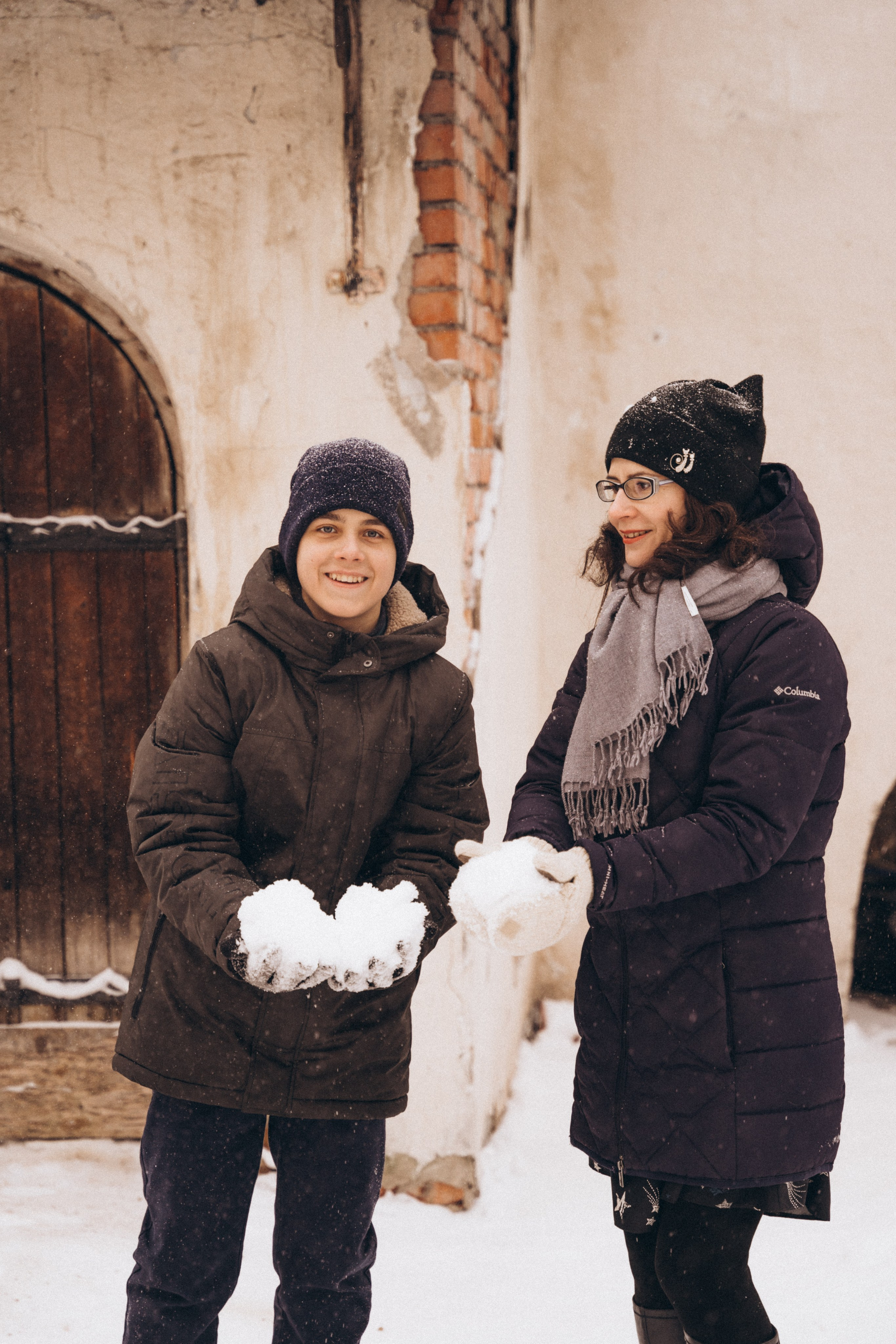 Январская прогулка: Даня, Елена и Андрей. Фотограф в Ульяновске Александра Григоровских