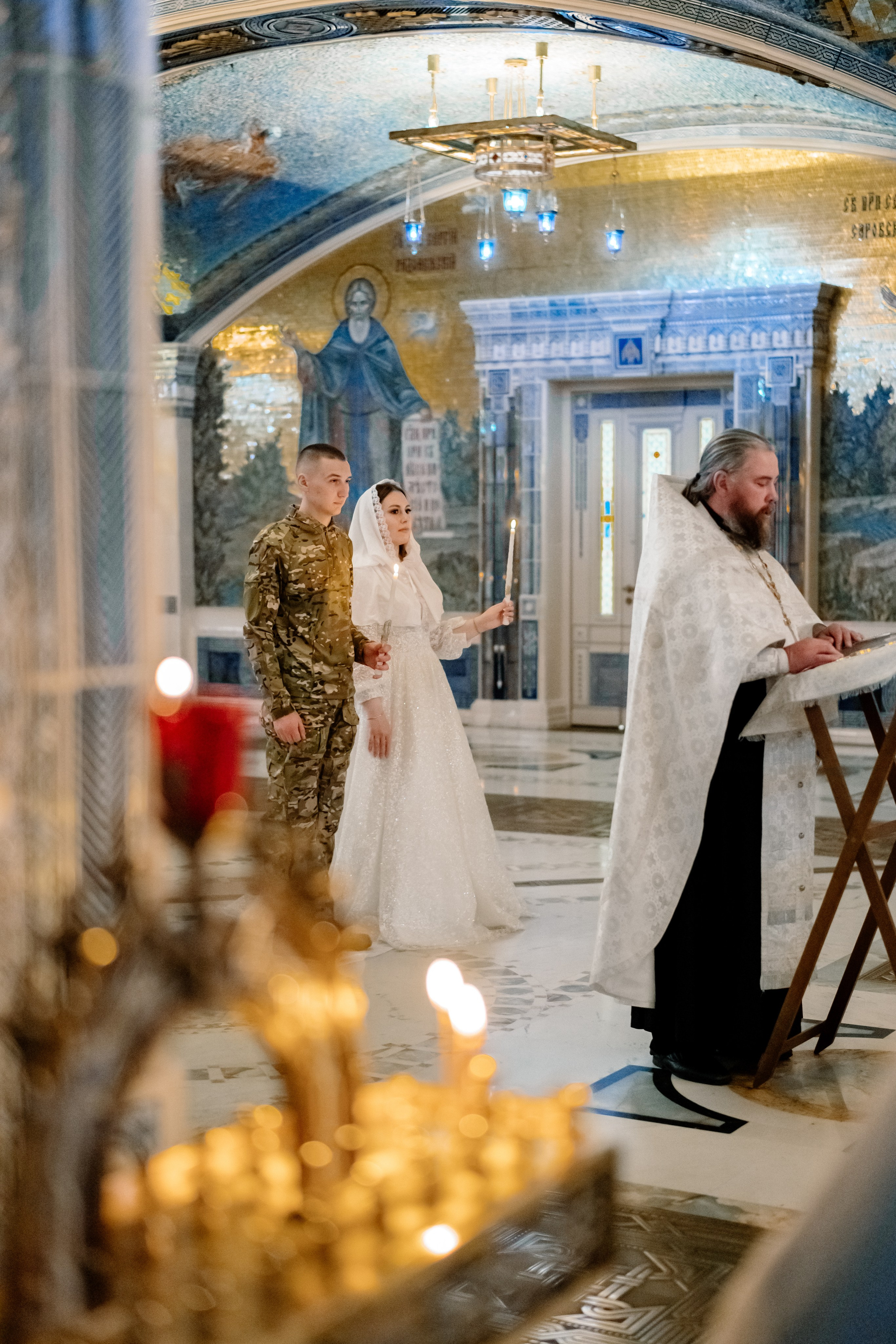 Венчание в Главном храме вооруженных сил (Патриот). Семейный фотограф Одинцово Москва Наталия Черенкова