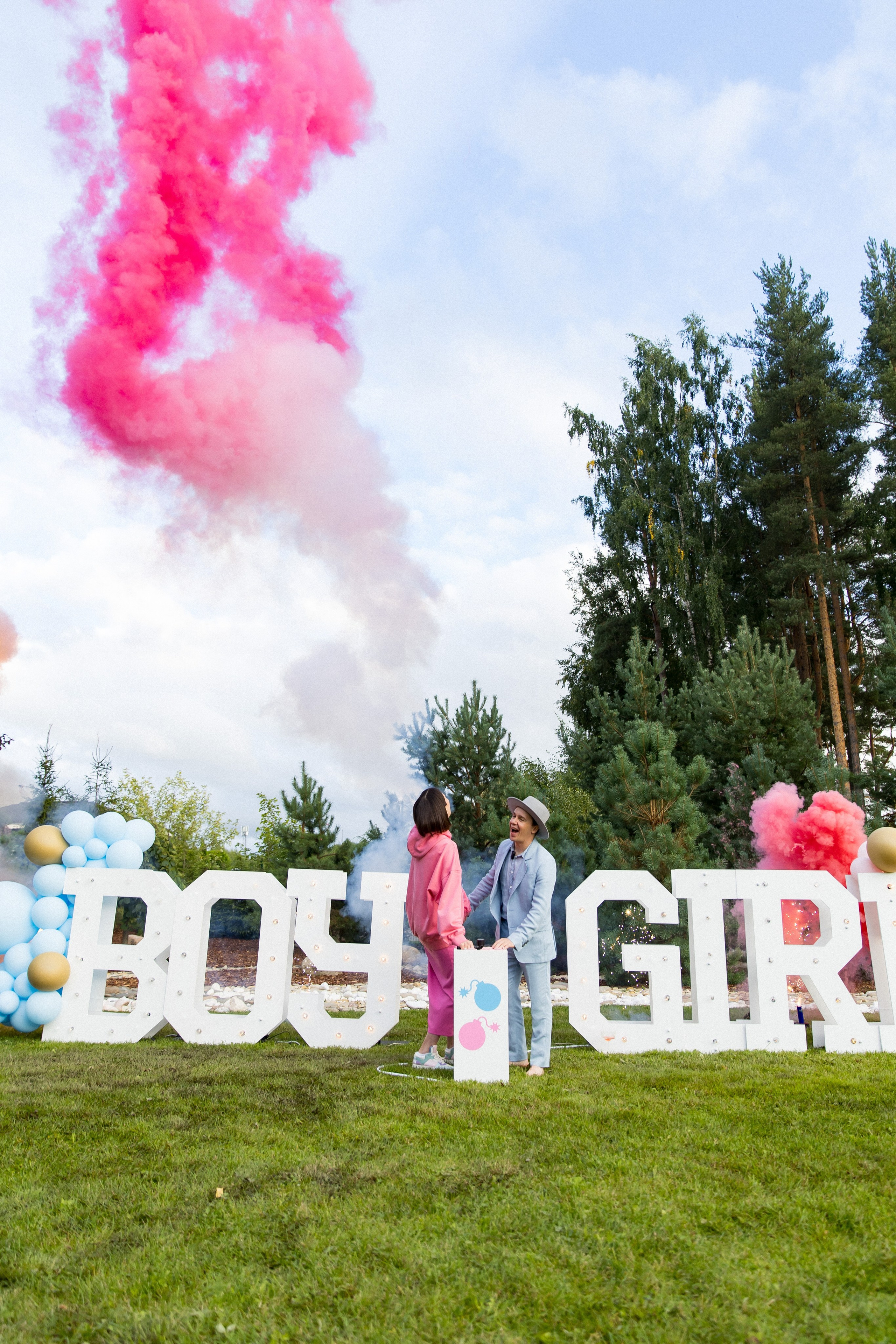 Гендер пати. Снимаю съемки