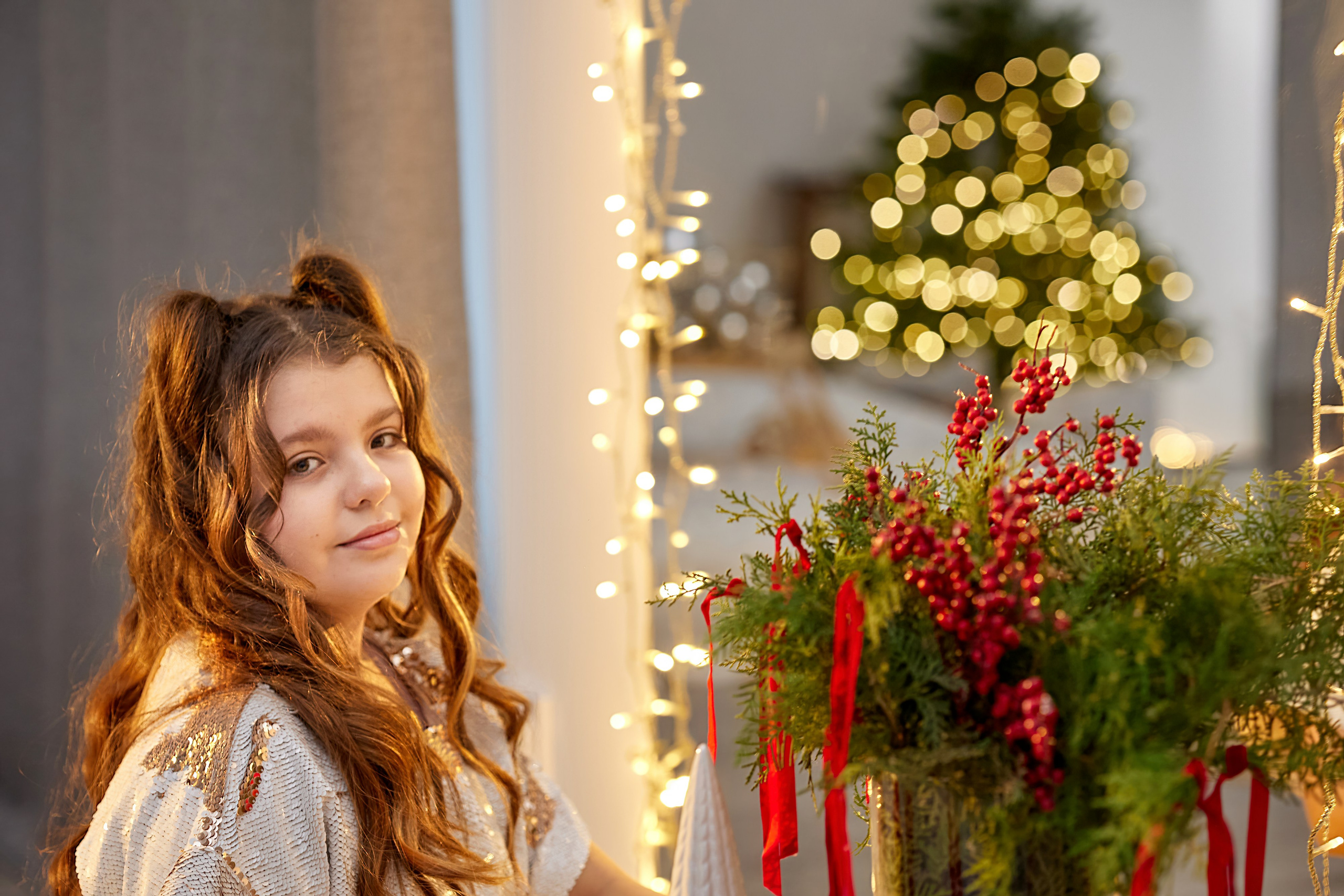 Новогодняя семейная фотосессия. Фотостудия Рассвет