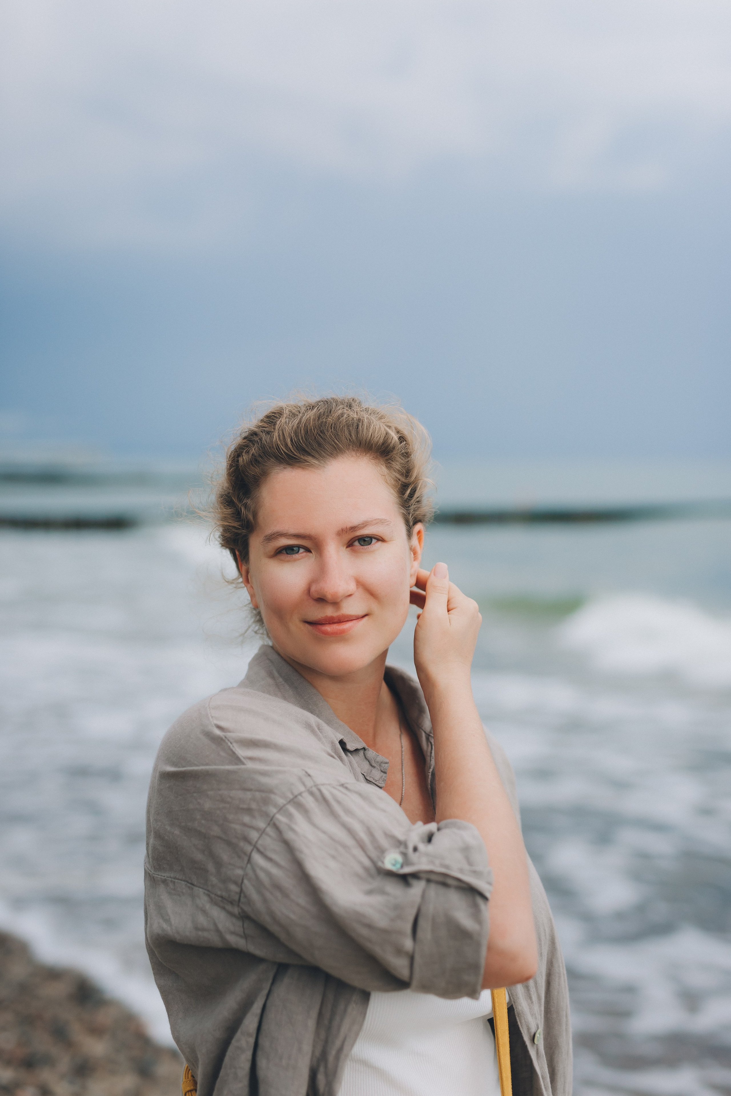 Мария и фотопрогулка в ненастную погоду. Фотограф Зеленоградск Красильникова Елена