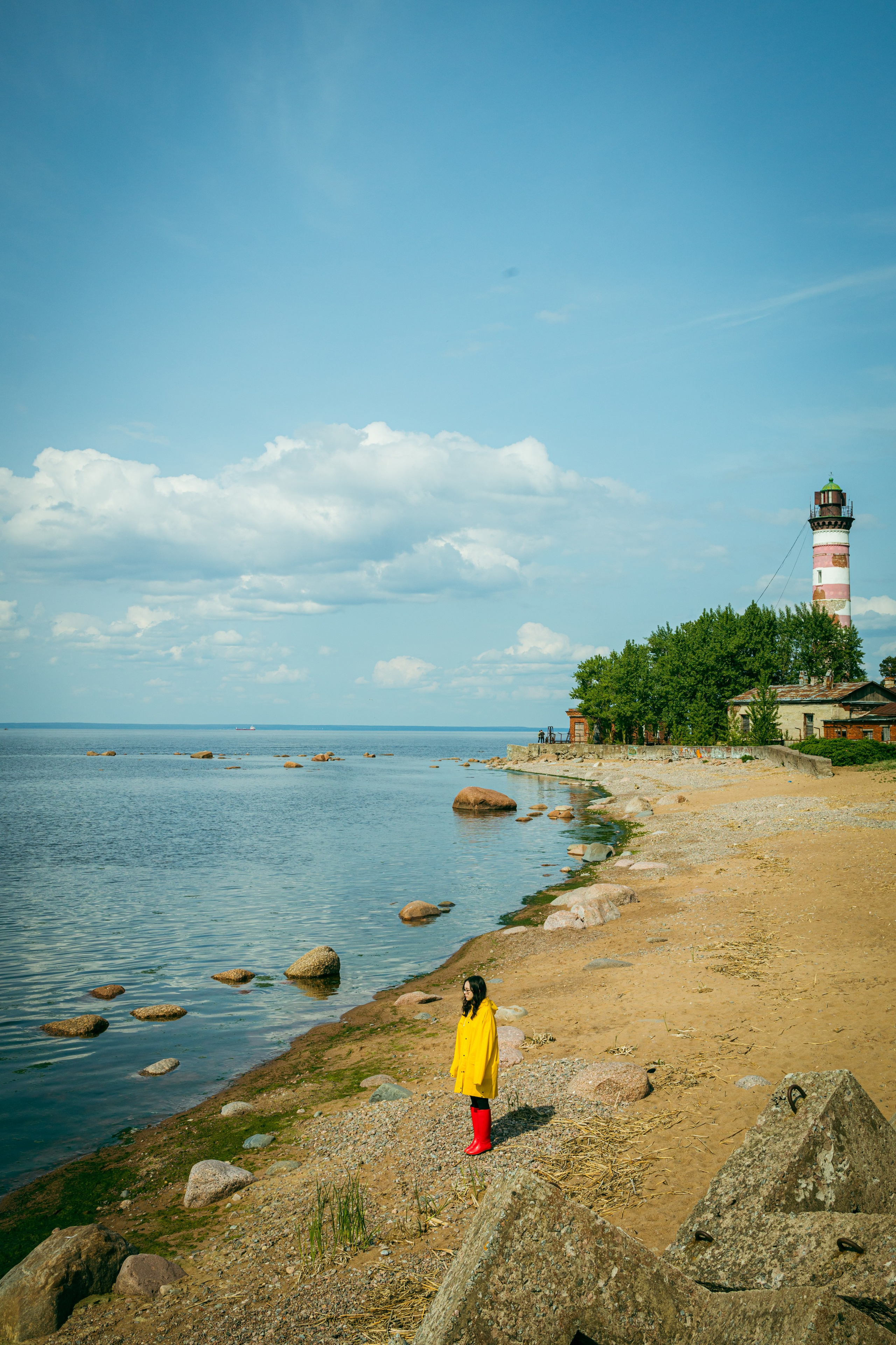 Регина у маяка. Фотограф Санкт-Петербург