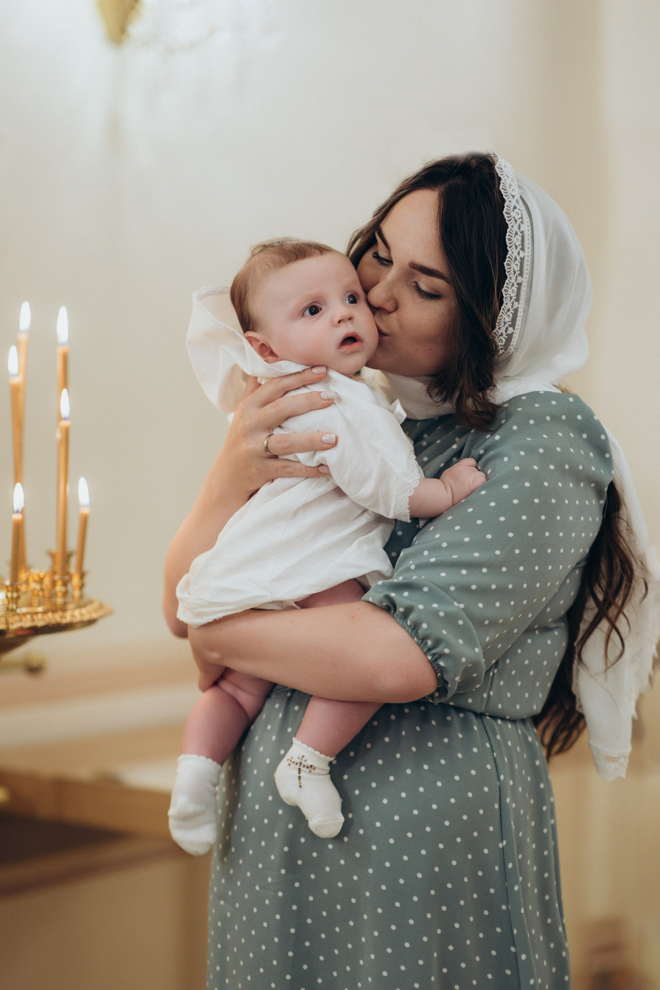 Крещение Павла. Фотограф на крещение в Рязани. Семейный фотограф