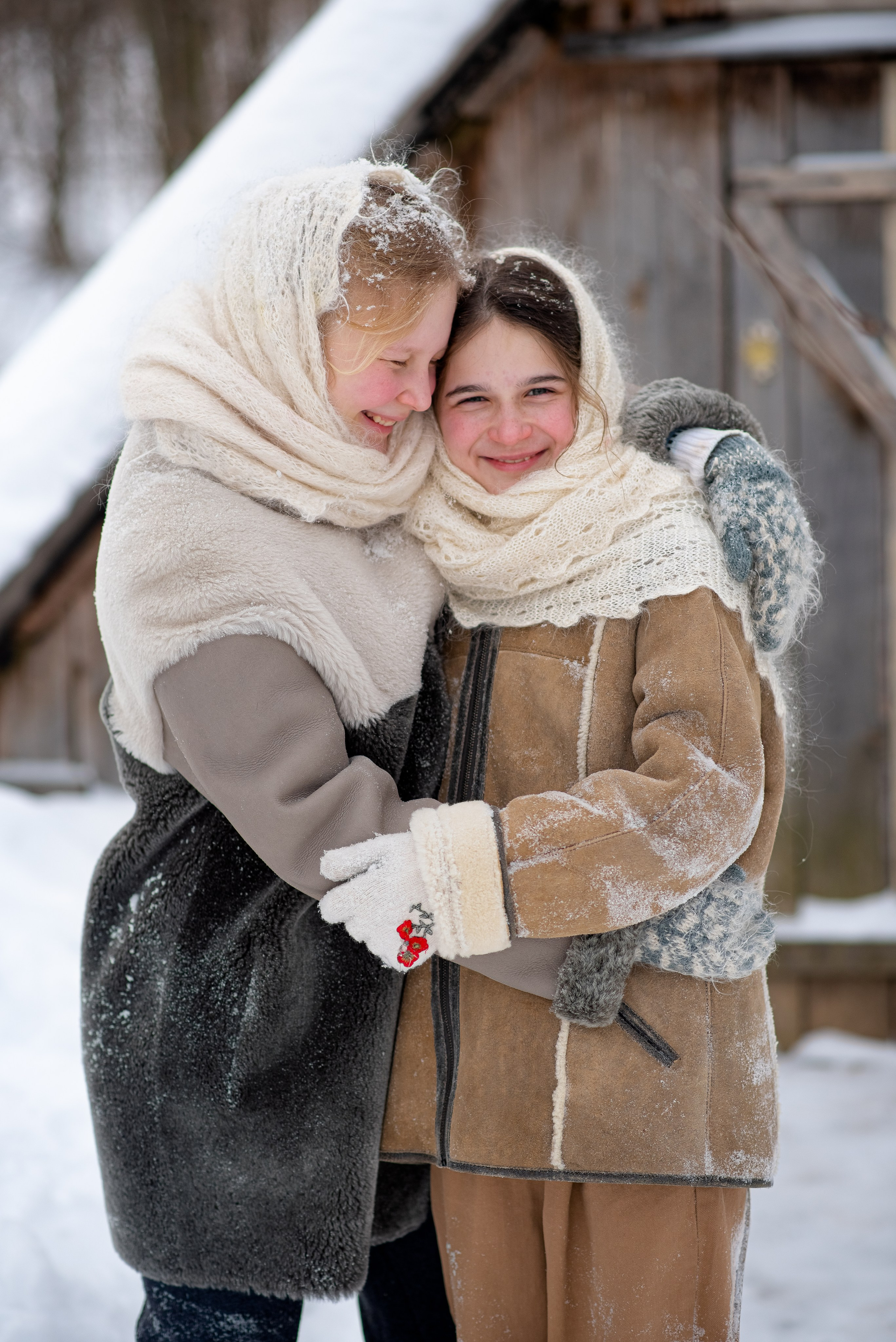 Тематическая семейная фотосессия в деревне. Семейный и детский фотограф в Туле Светлана Воронкова