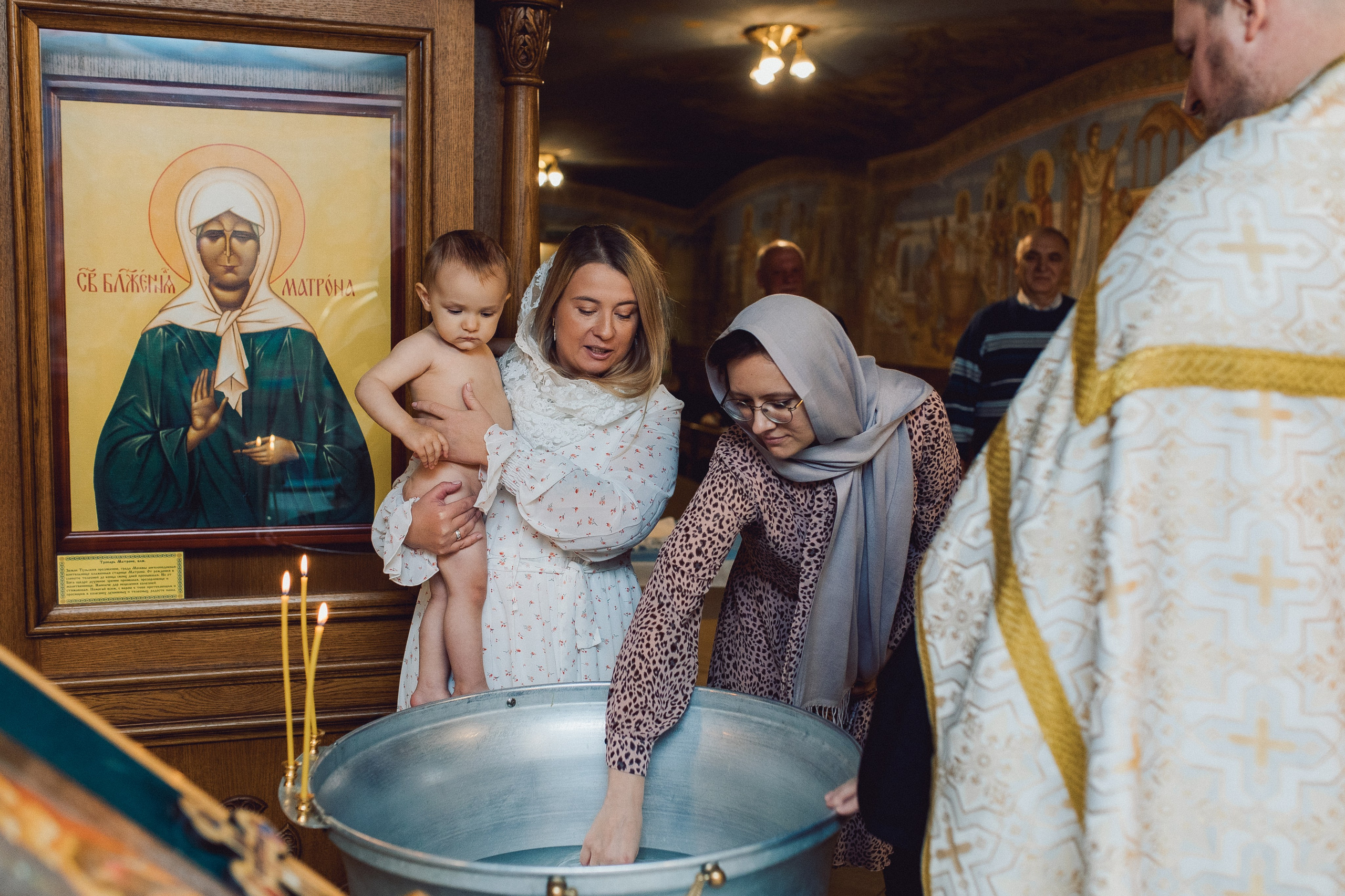 Крещение в Троицком соборе