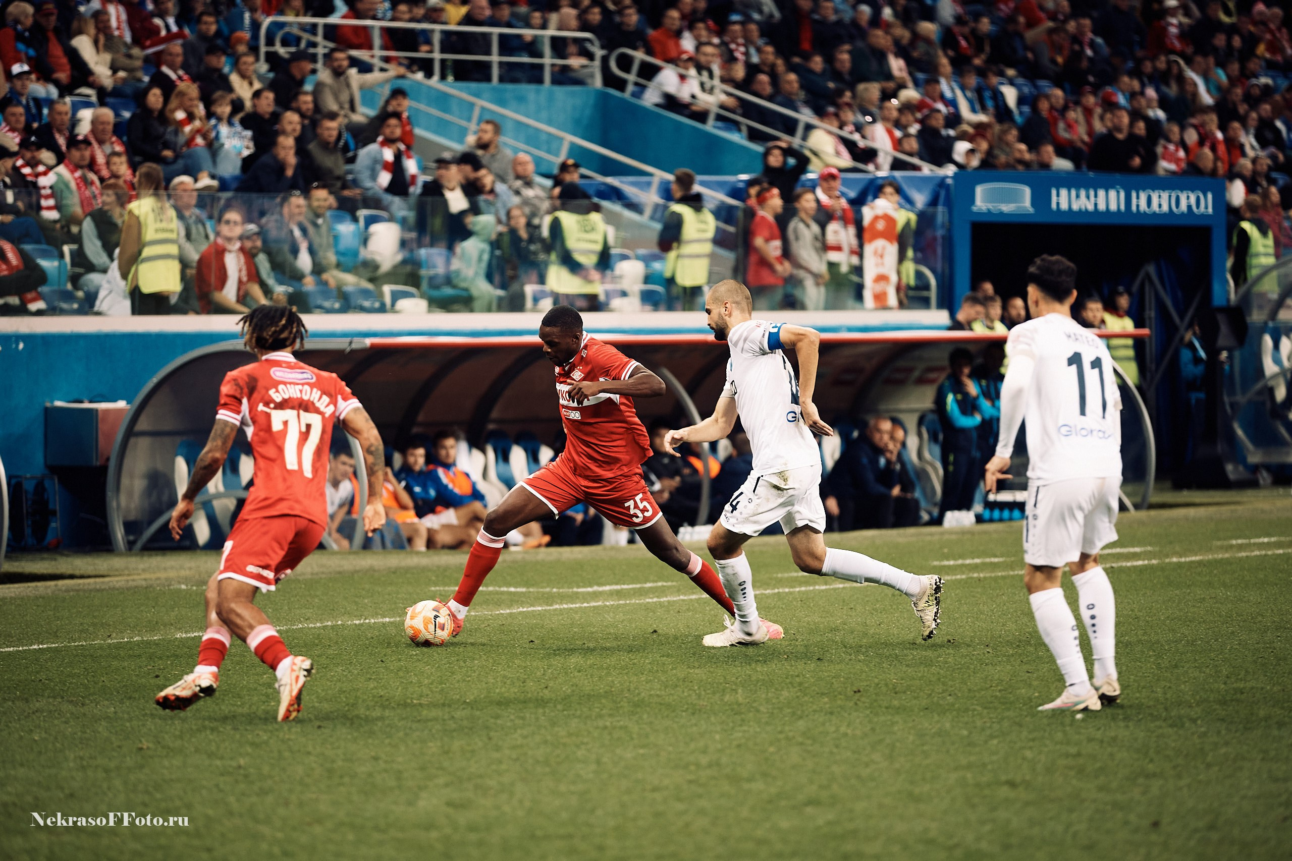 РПЛ ФК Пари НН- ФК Спартак. Спортивный фотограф Некрасов Денис