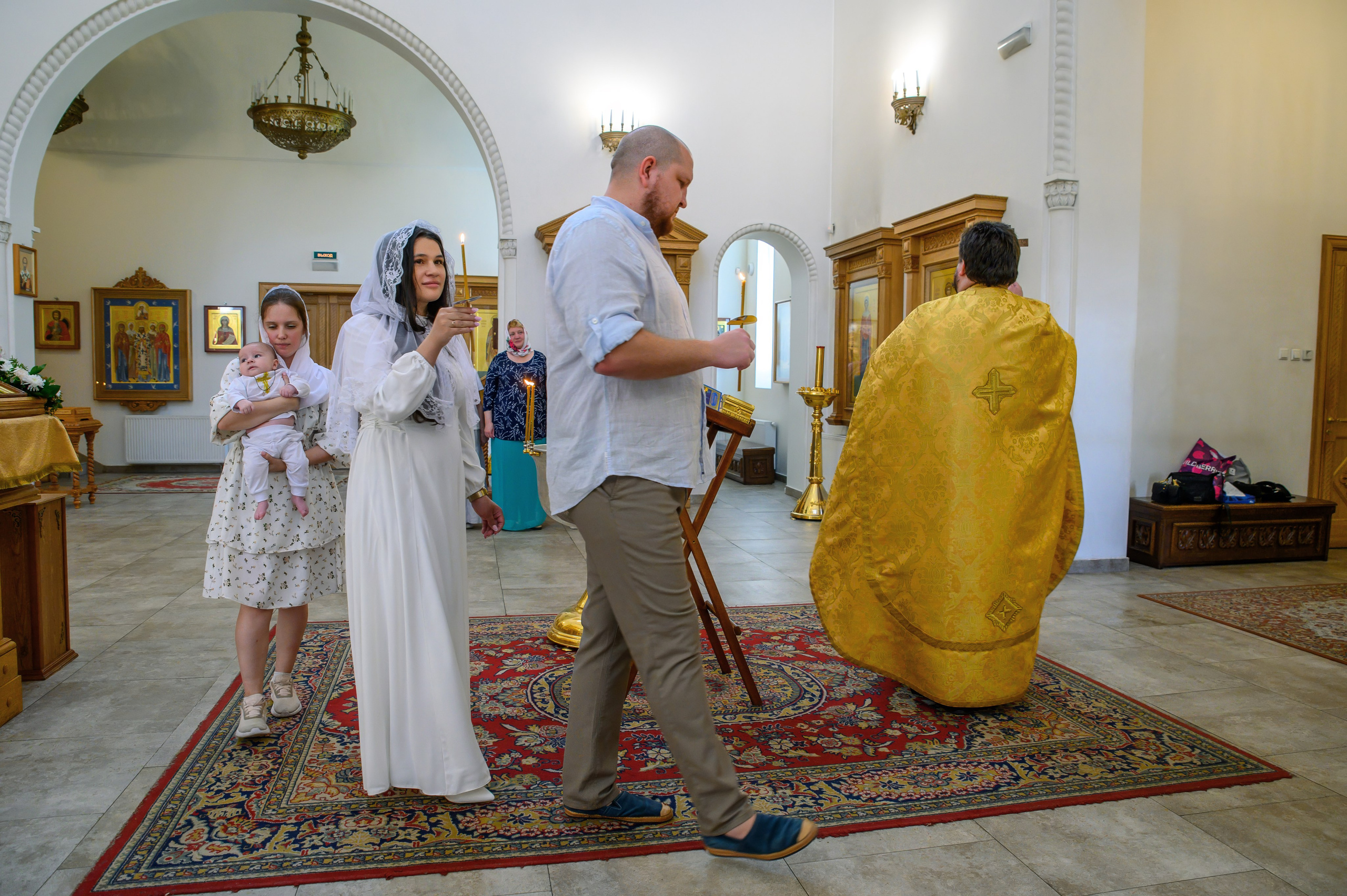 Таинство крещения. Профессиональный фотограф в Санкт-Петербурге