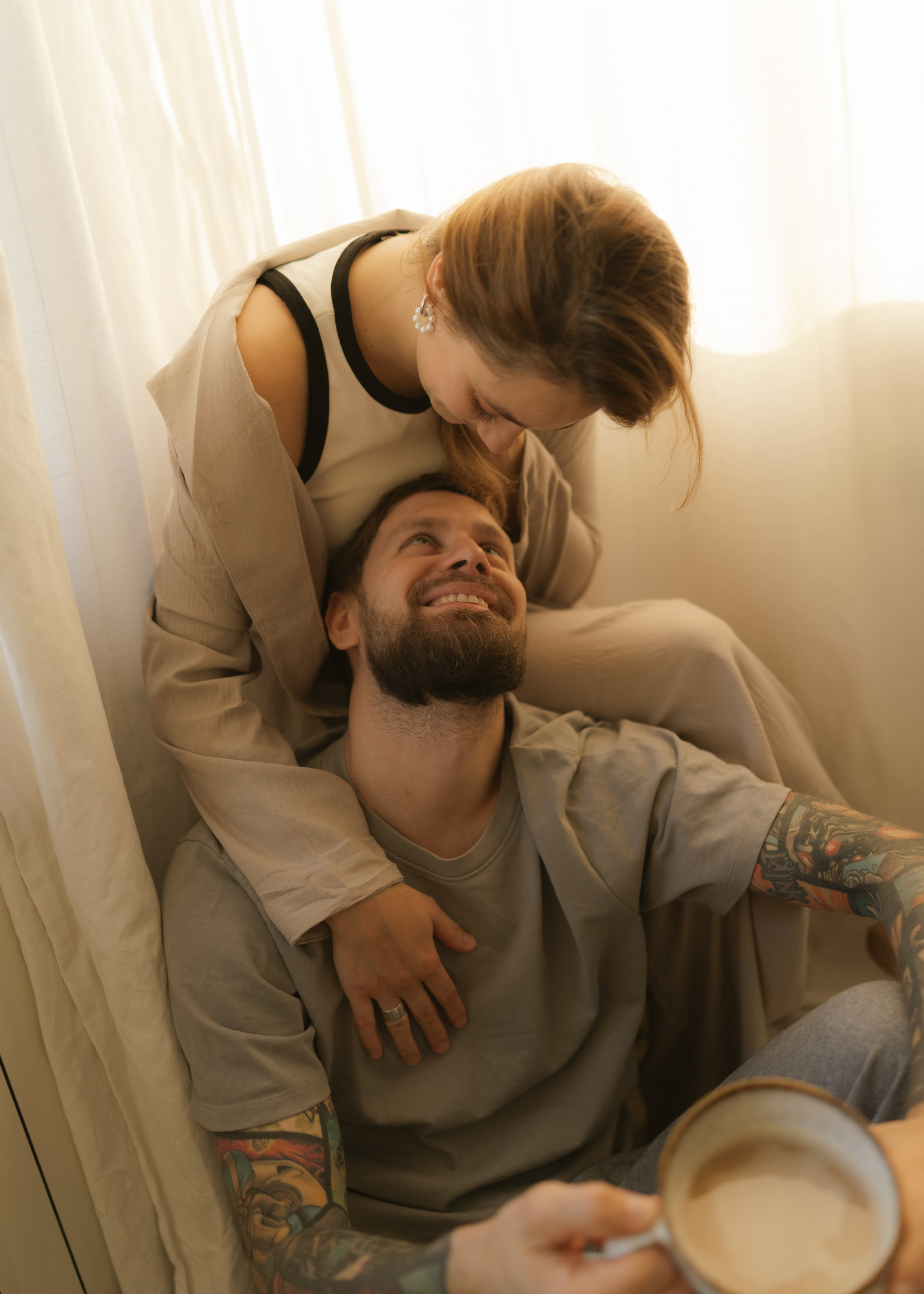 Катя и Андрей | домашняя. Фотограф в Новосибирске Диана Ильиных