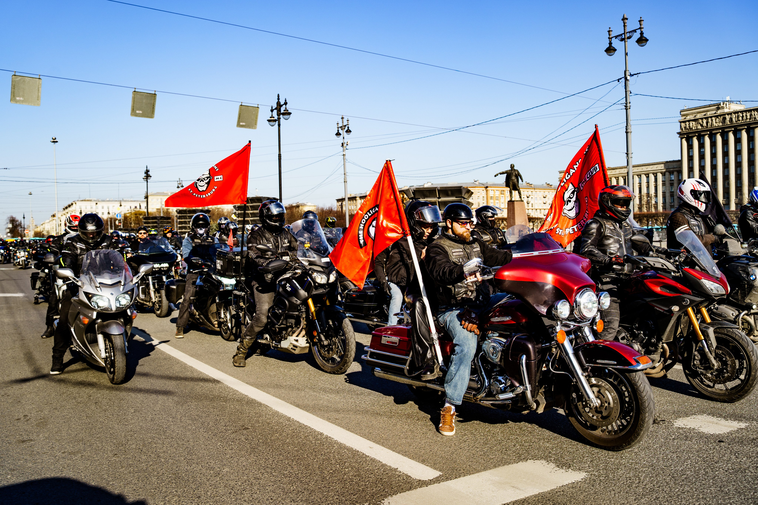 Прохват мотоклуба Norman Riders ч.1. Концертный и репортажный фотограф в Санкт-Петербурге Слава Пахомов
