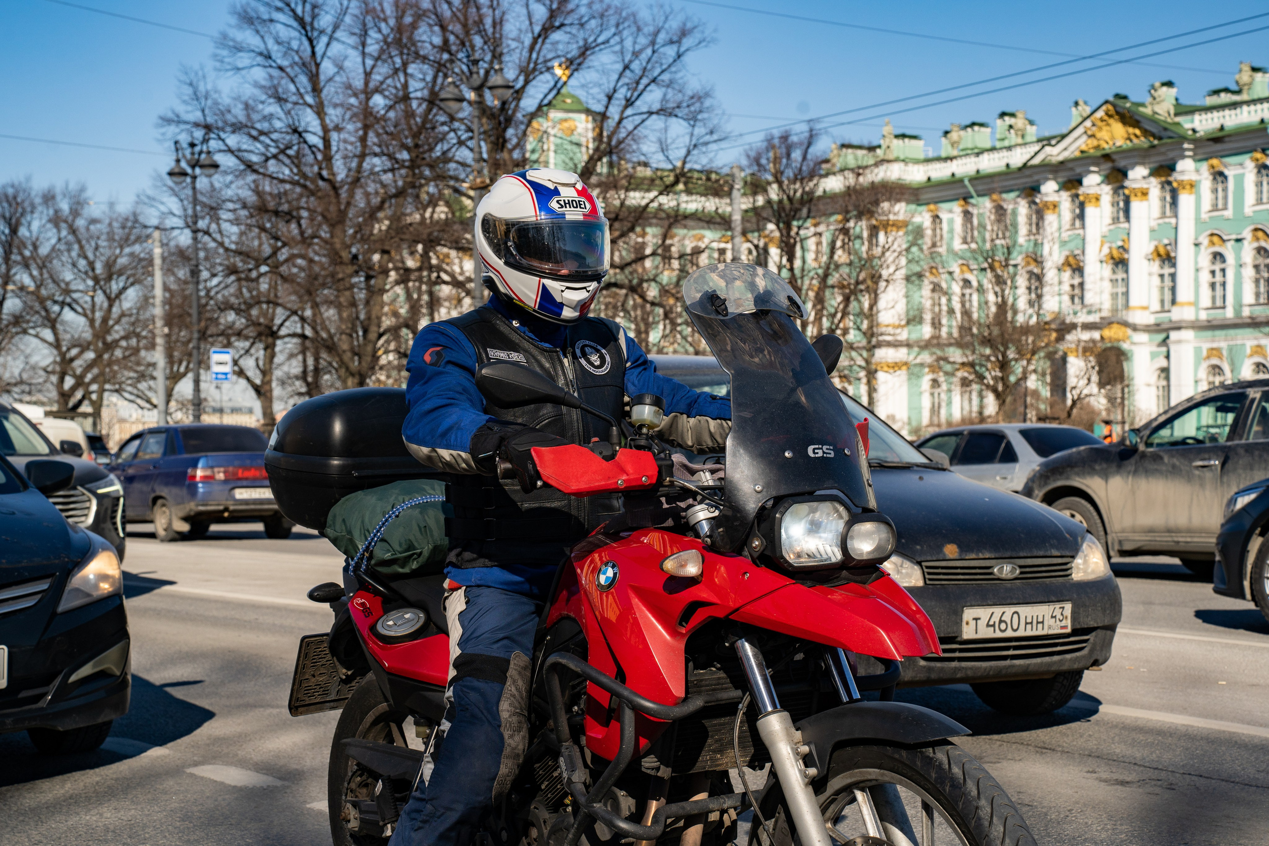 Весенний прохват мотоклуба Normans Riders MC. Концертный и репортажный фотограф в Санкт-Петербурге Слава Пахомов