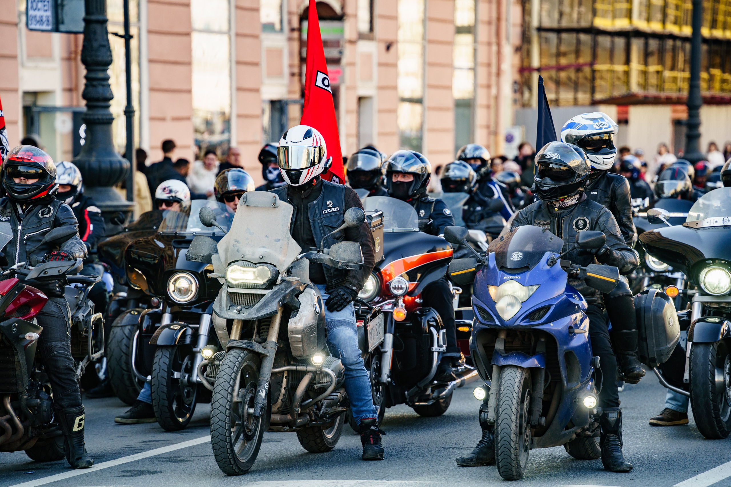 Прохват мотоклуба Norman Riders ч.1. Концертный и репортажный фотограф в Санкт-Петербурге Слава Пахомов