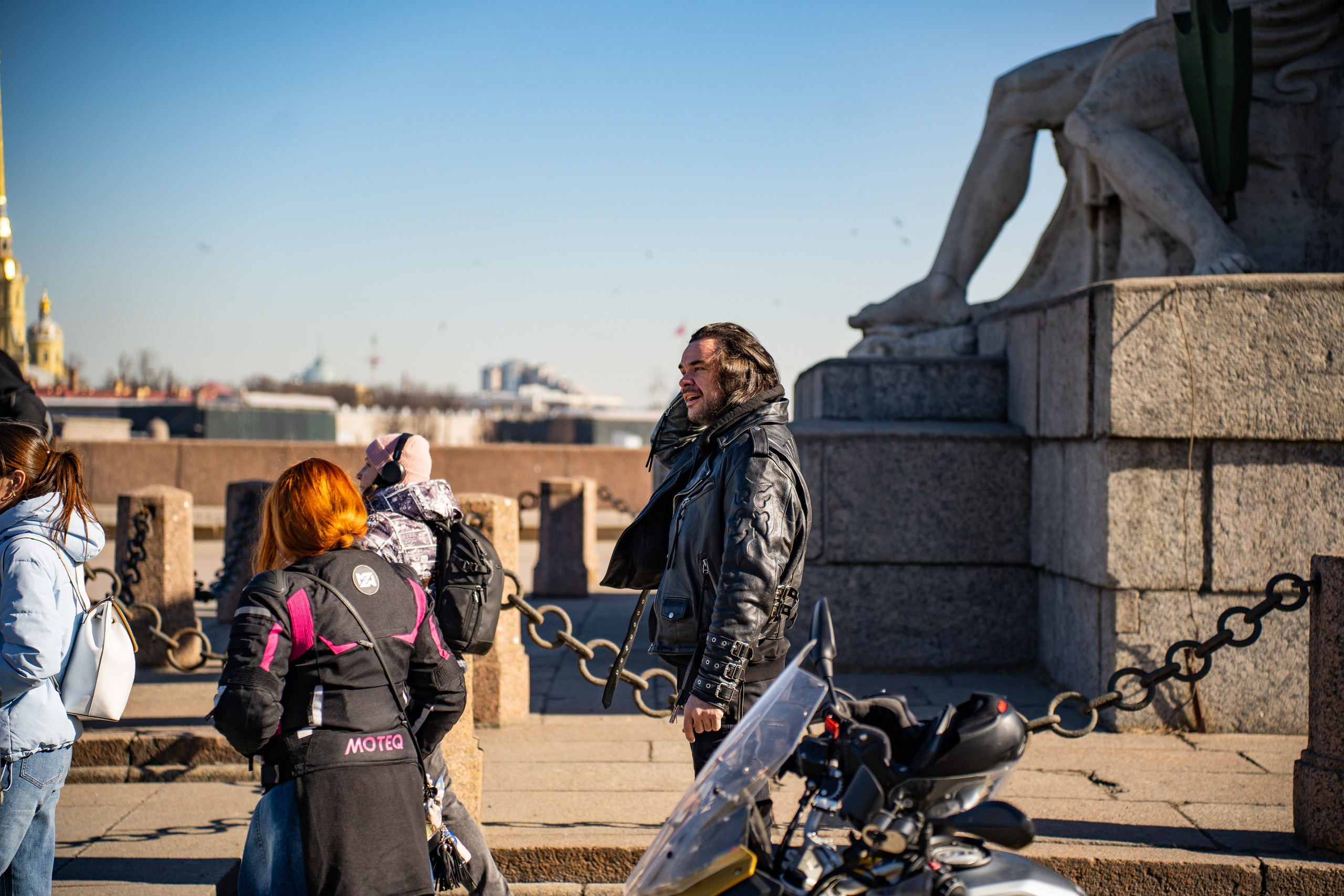 Весенний прохват мотоклуба Normans Riders MC. Концертный и репортажный фотограф в Санкт-Петербурге Слава Пахомов