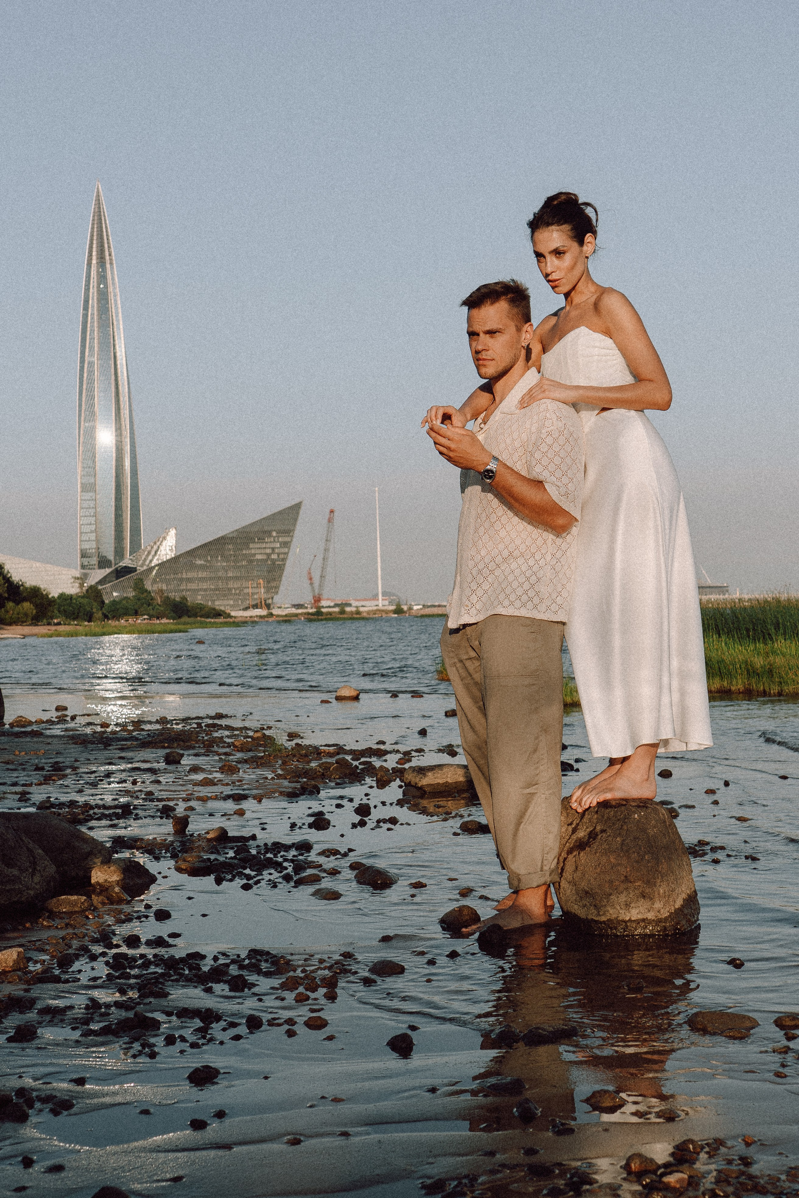 СВАДЕБНАЯ ФОТОСЕССИЯ ВЫЕЗДНОЙ ЦЕРЕМОНИИ (ФИНСКИЙ ЗАЛИВ). Профессиональный фотограф, Санкт-Петербург — Виктория Богомолова