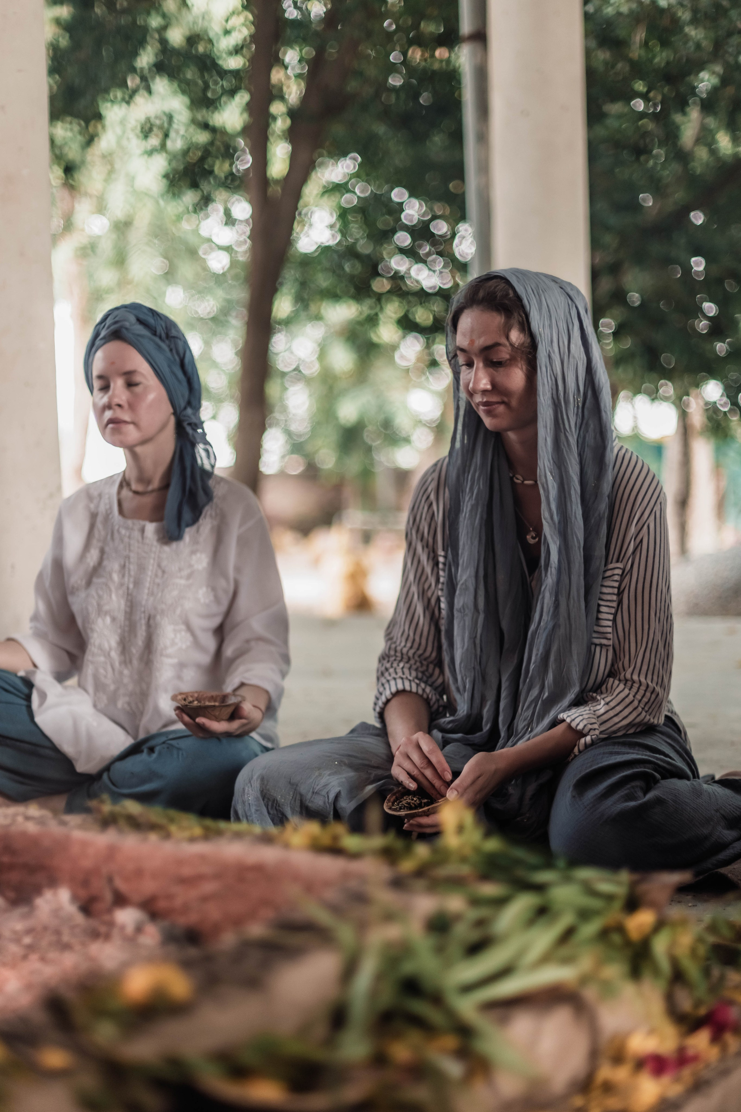 Pitri Paksha yagyas & poojas Devraha Baba ji ashram. Mariam Bagdasaryan