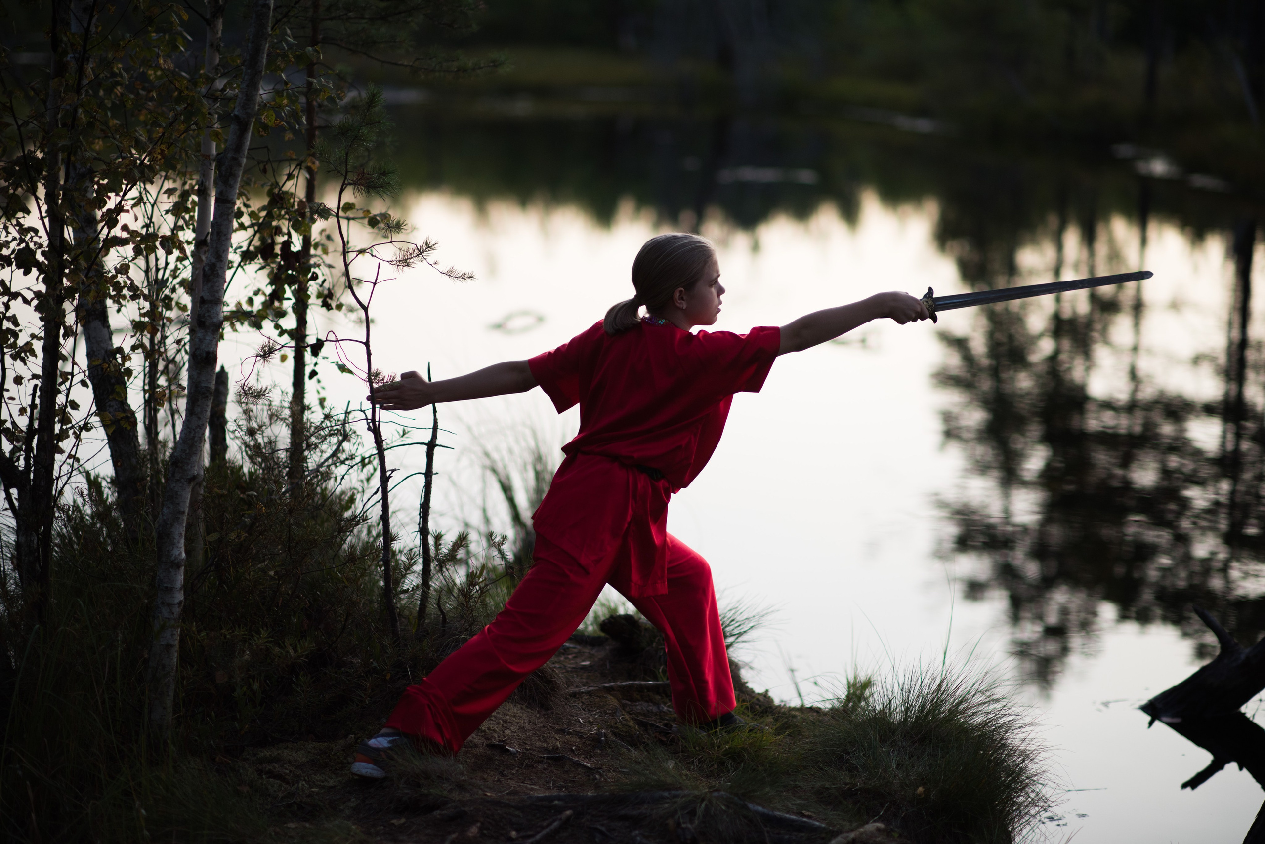 Лера. Фотосъемки на сапах, Москва. Сплавы на сапах