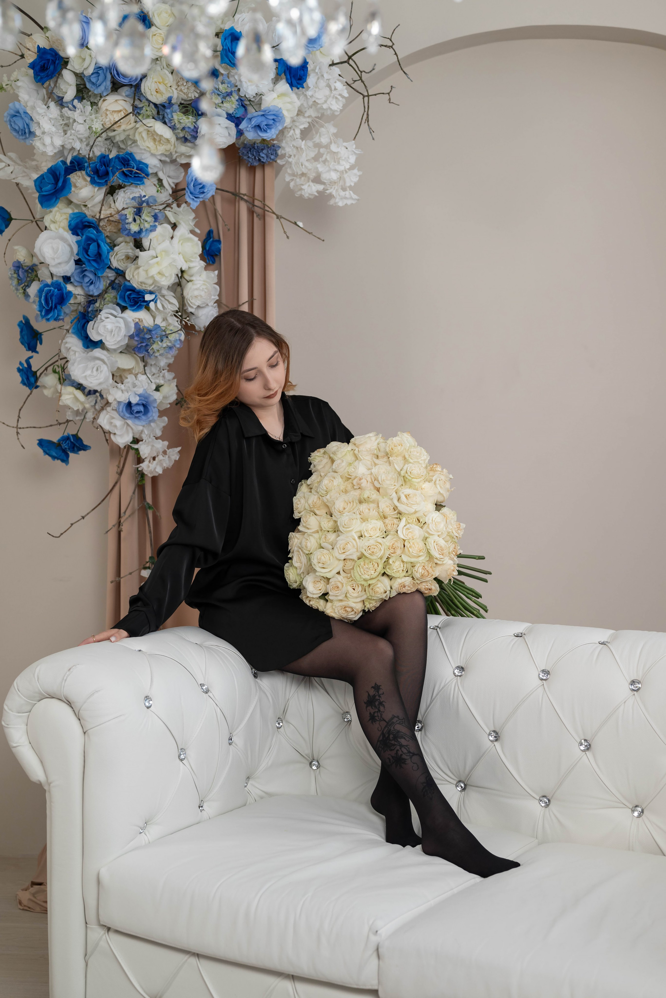 Фотопроект 101 белая роза 2026 год. Фотограф в городе Салават