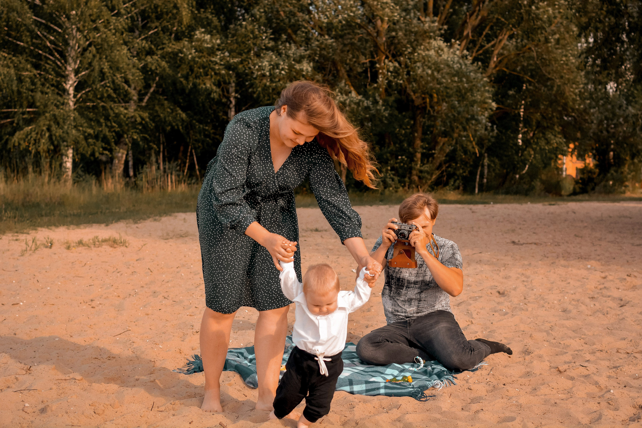 Лена, Сергей и Максим. Семейный и детский фотограф в городе Грязи Олеся Огурцова