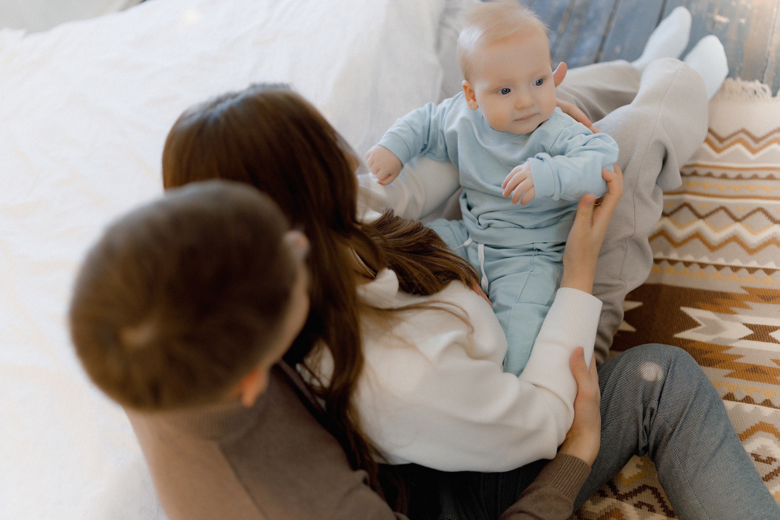 Таня  Ильнур и их маленький босс Тимур