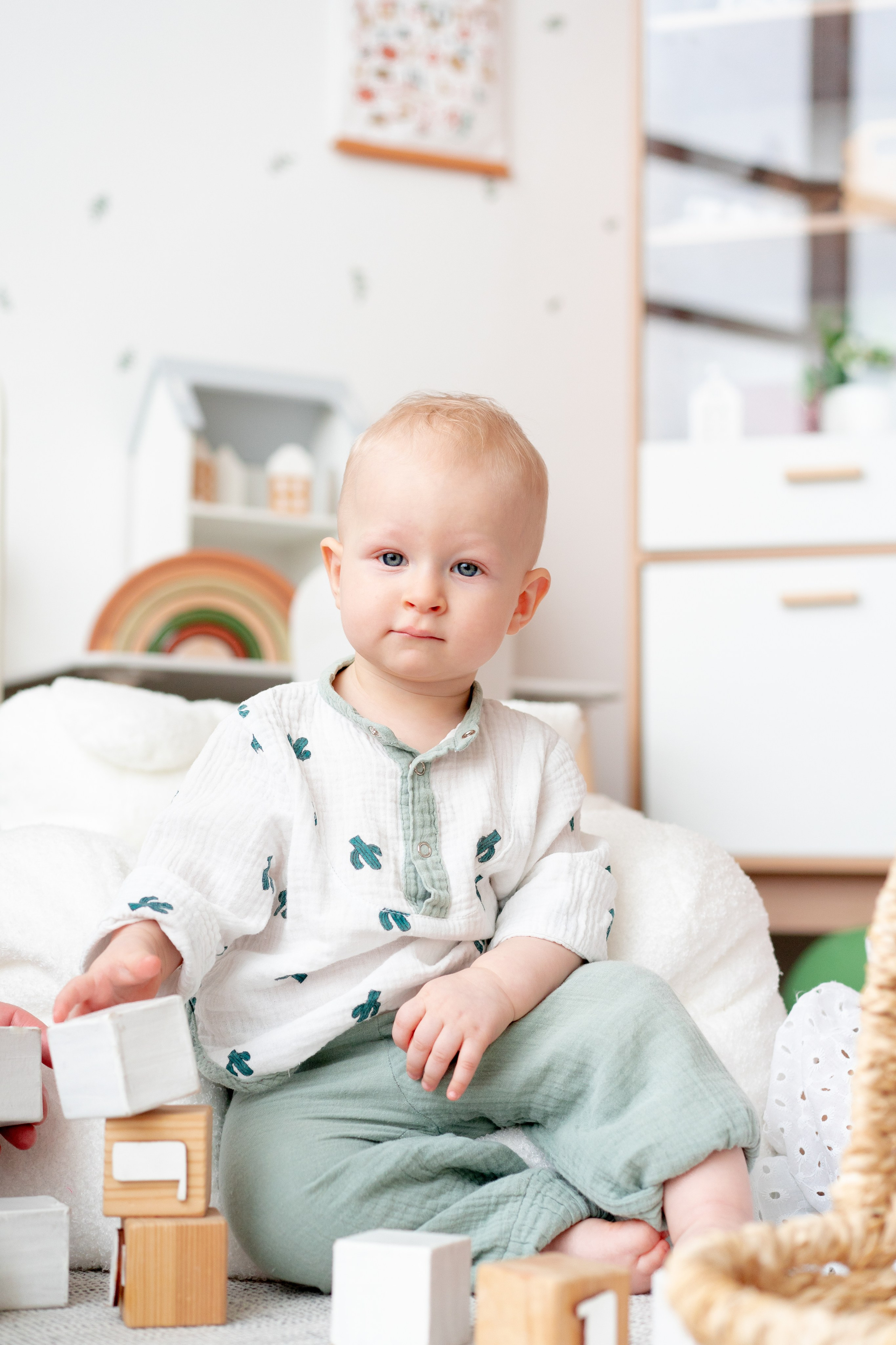 Первый день рождения малыша. Детская, семейная фотостудия в Санкт-Петербурге