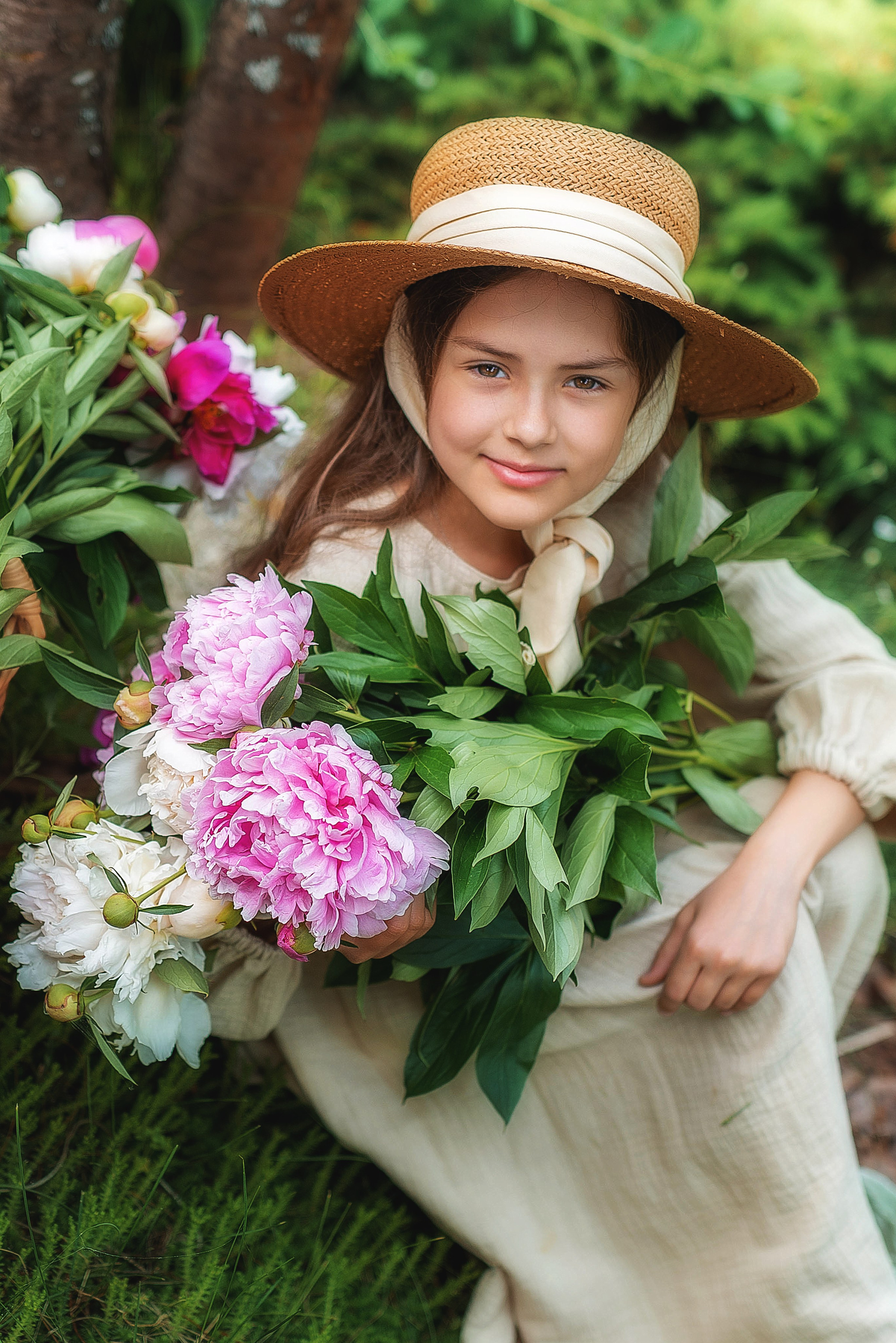 Фотосессия в пионах. Семейный, детский фотограф в Воронеже Анна Никитина