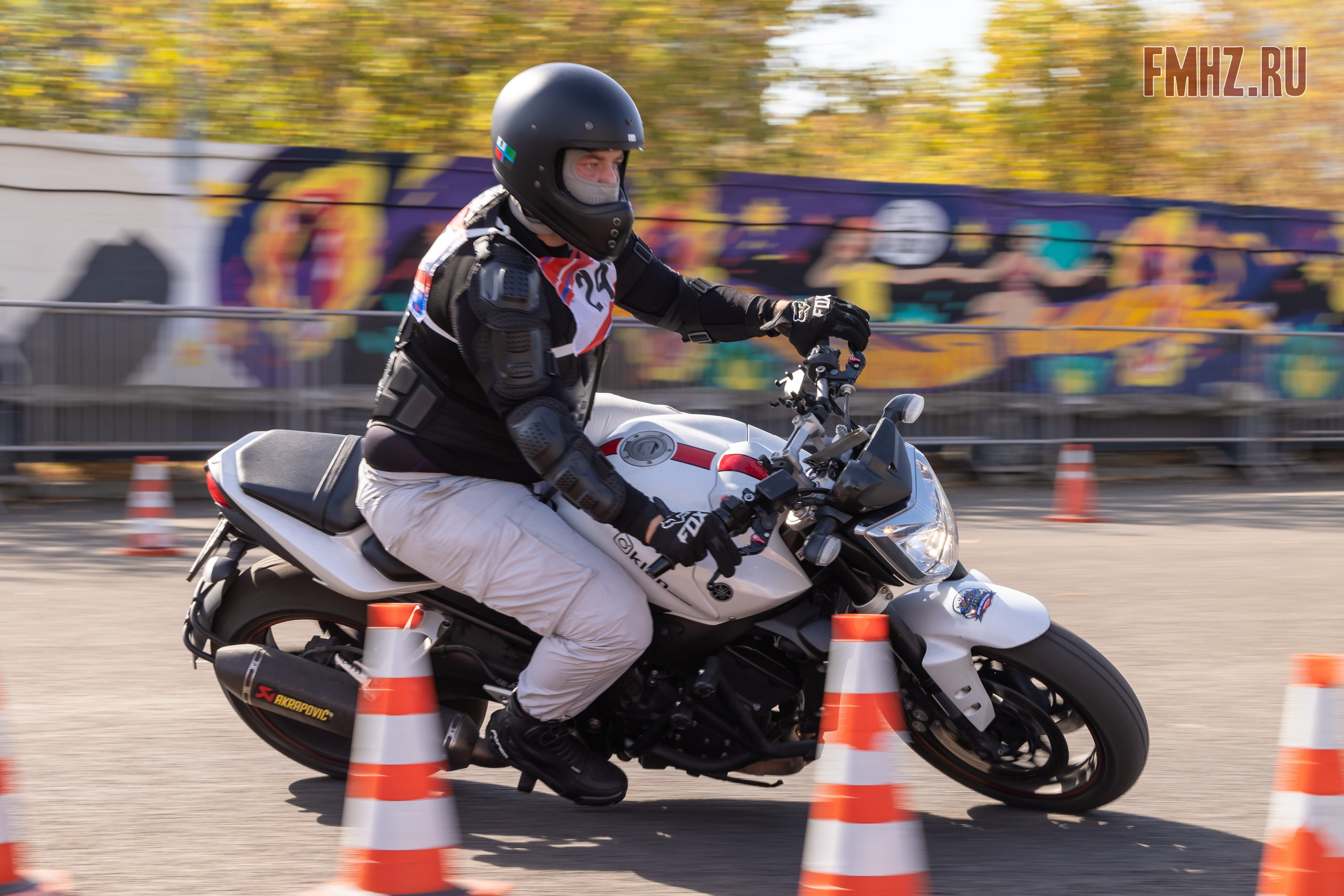 Соревнования по мотоджимхане на площадке Мосгортранс 15.09.2024. Фотограф Владимир Охрименко