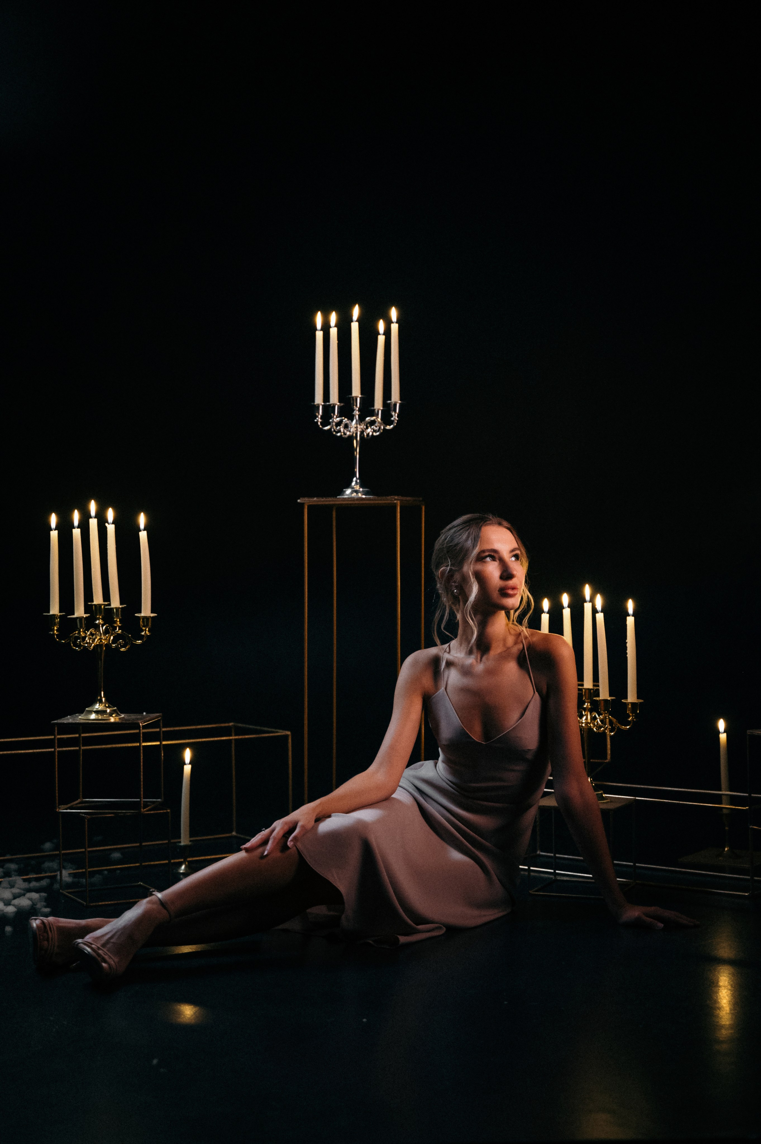 Снег. Свечи. Романтика. Свадебный фотограф Константинова Елена