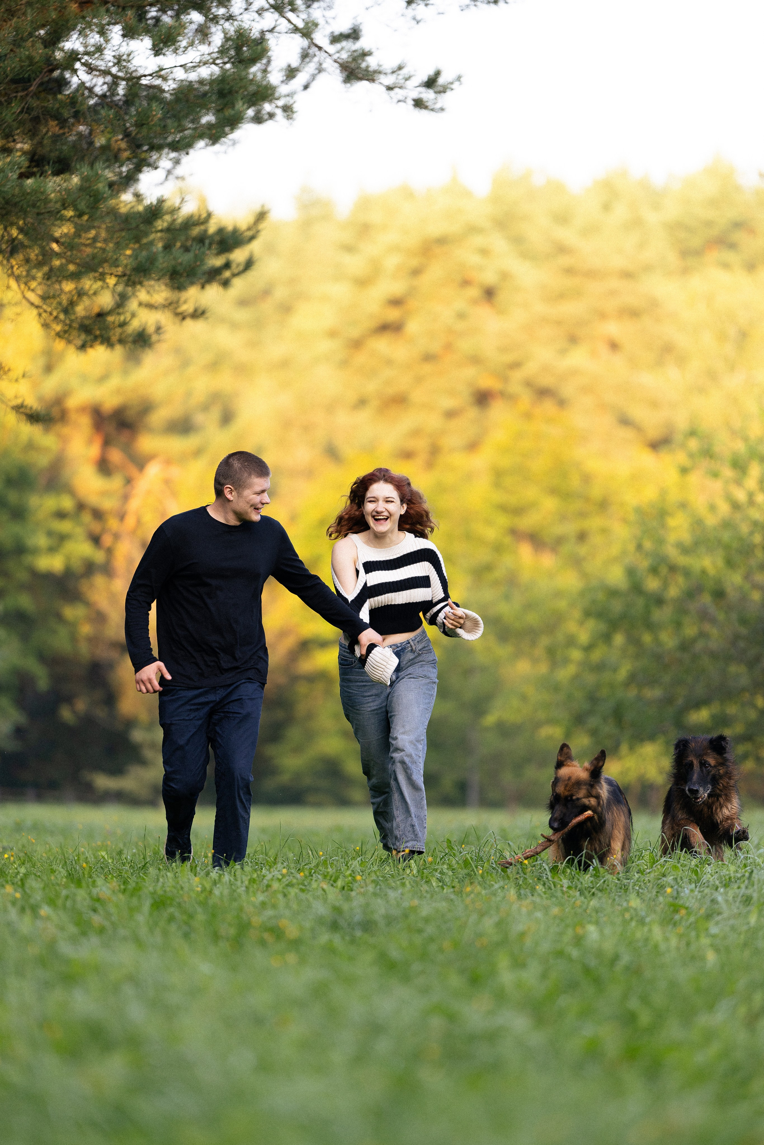 Алена, Матвей, Фанни и Фрея. Фотограф и видеограф анималист Аганина Дарья