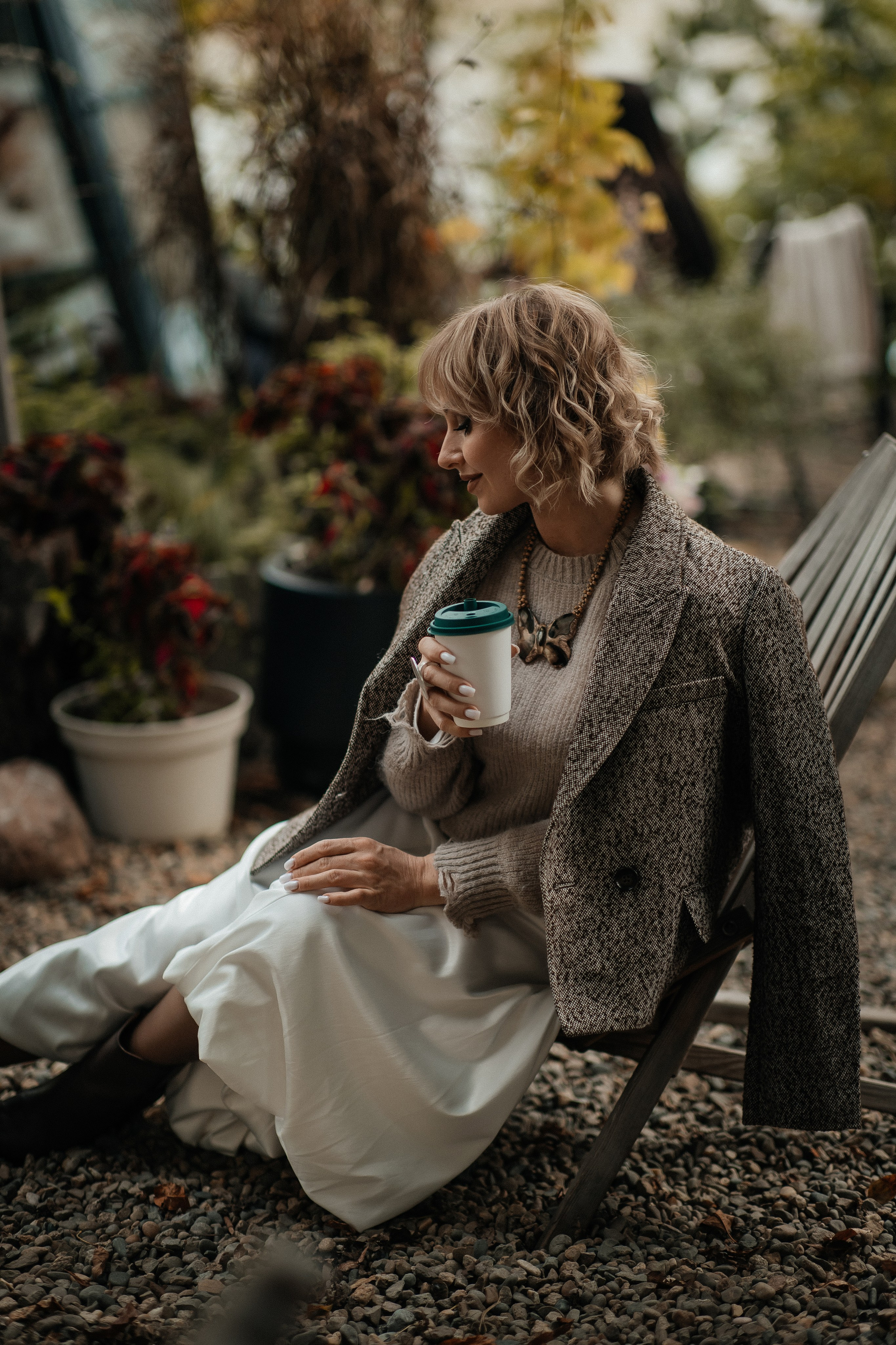 Маша и осень