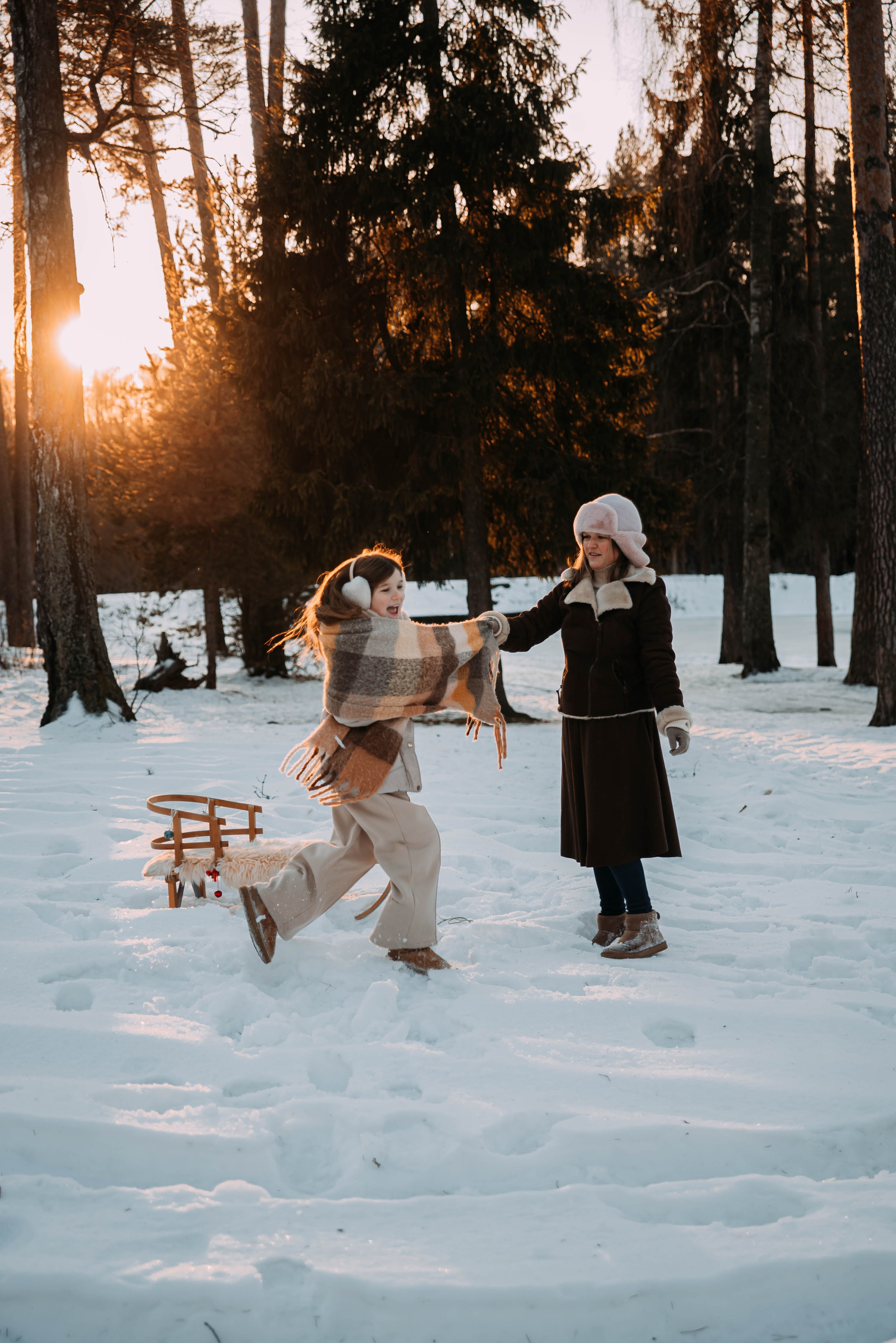 Зима. Леся Власова. Семейный Lifestyle фотограф в Москве