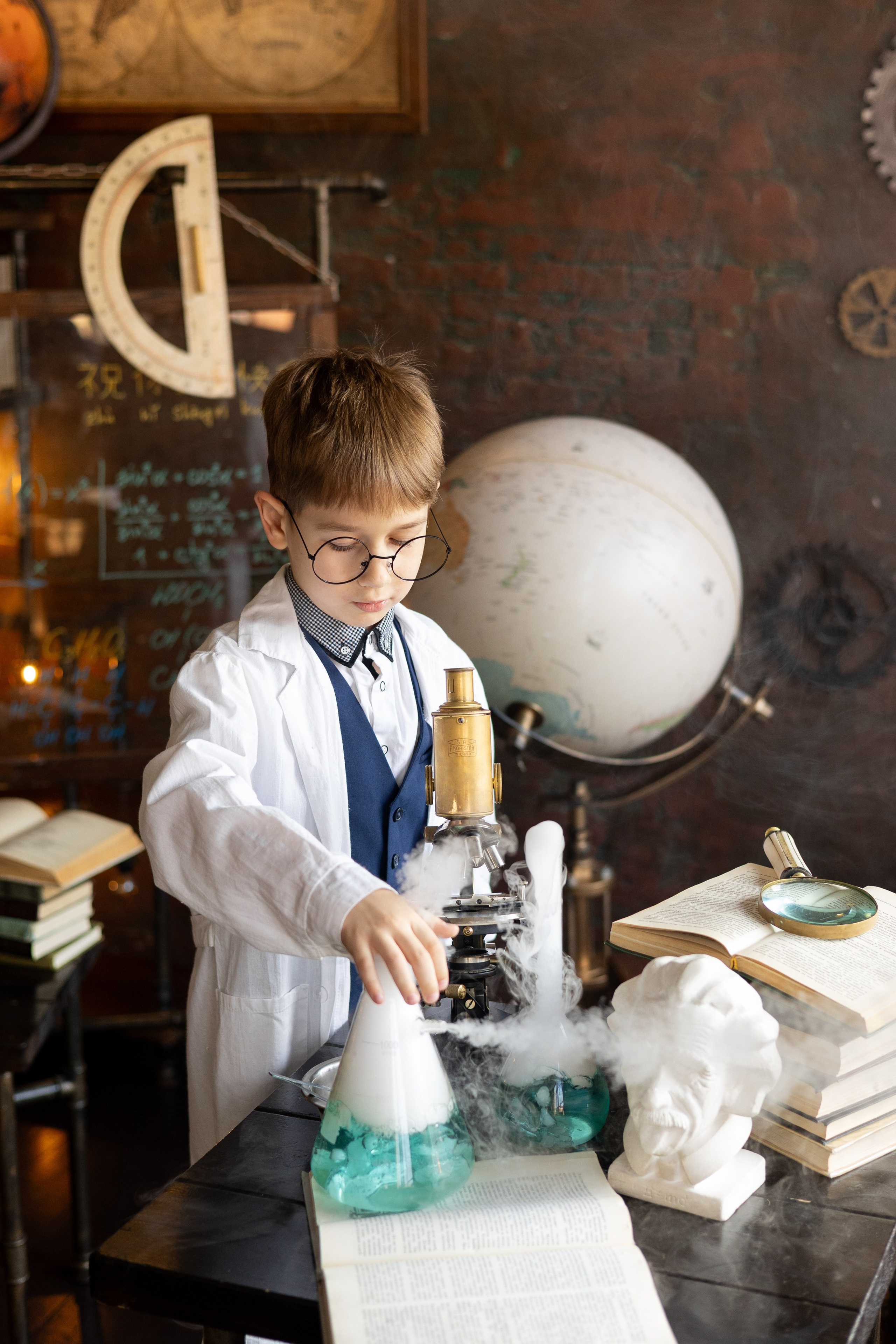 Фотосессия в лаборатории. Семейный фотограф в Москве Марина Петра