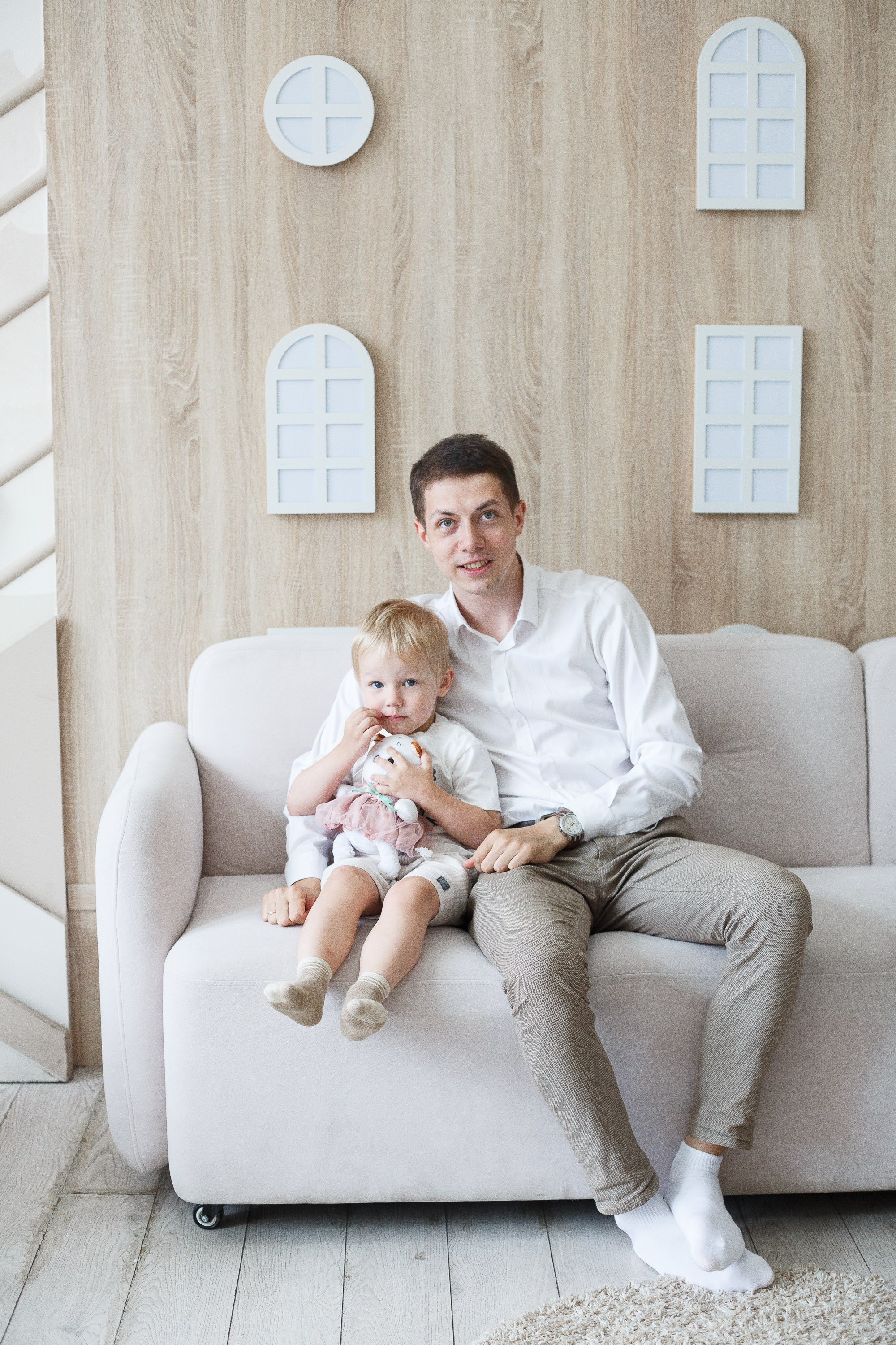 Фотосессия для семьи в студии