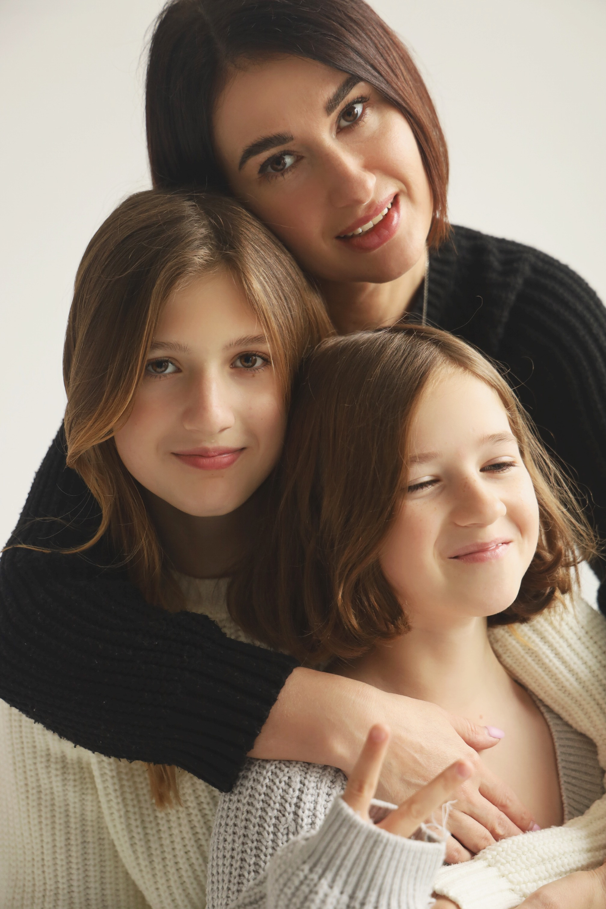 Настя с дочками фотодень. Фотограф Полярные Зори, Кандалакша, Мурманская область Мария Потапова