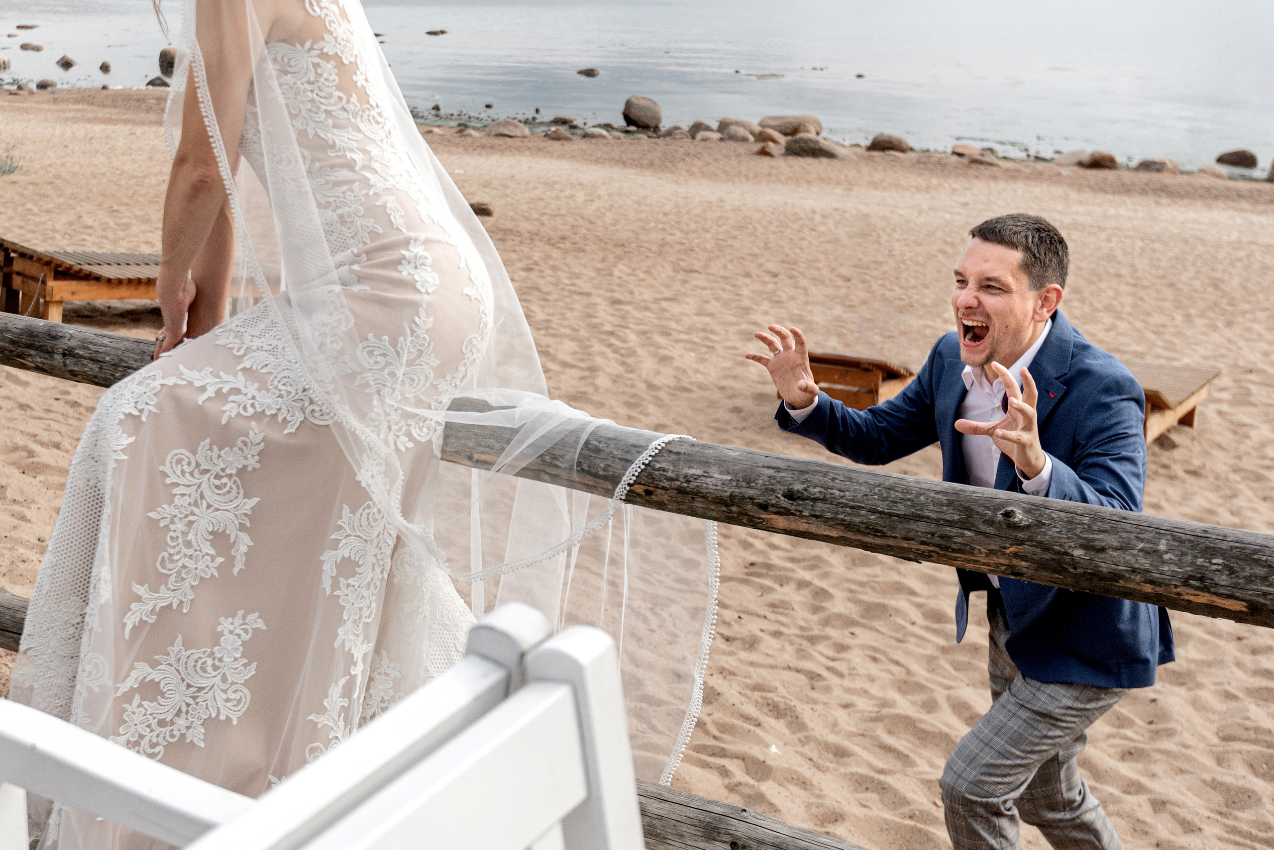 Свадьба на заливе. Свадебный фотограф Наталья Немцева в Санкт-Петербурге