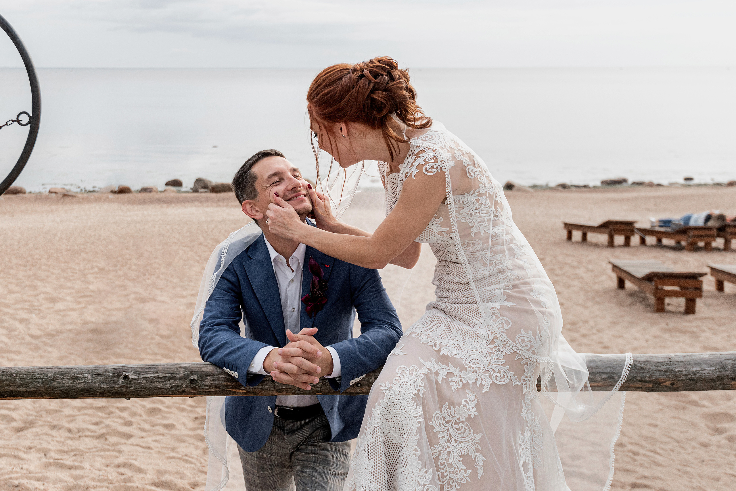 Свадьба на заливе. Свадебный фотограф Наталья Немцева в Санкт-Петербурге